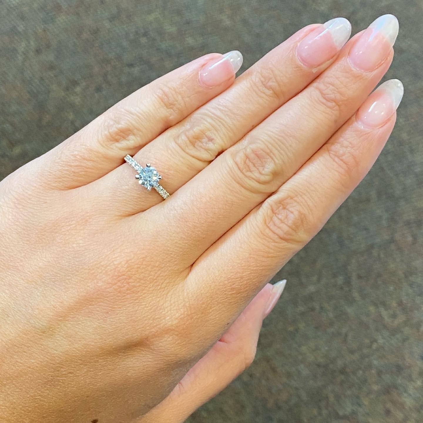 Platinum G.I.A. Certified .71 Round Brilliant Cut Diamond Solitaire - Image 8