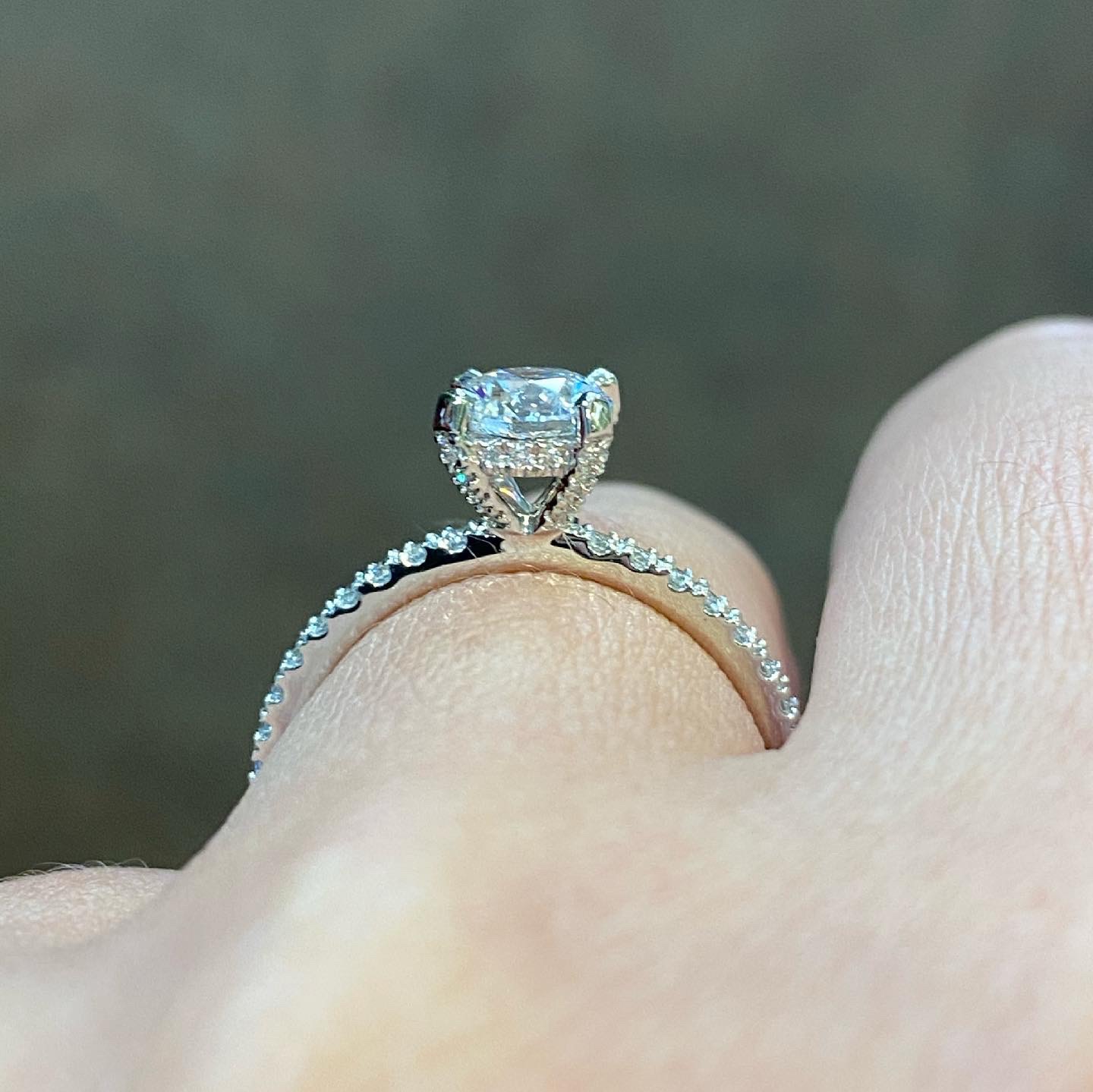 Platinum G.I.A. Certified .71 Round Brilliant Cut Diamond Solitaire - Image 10