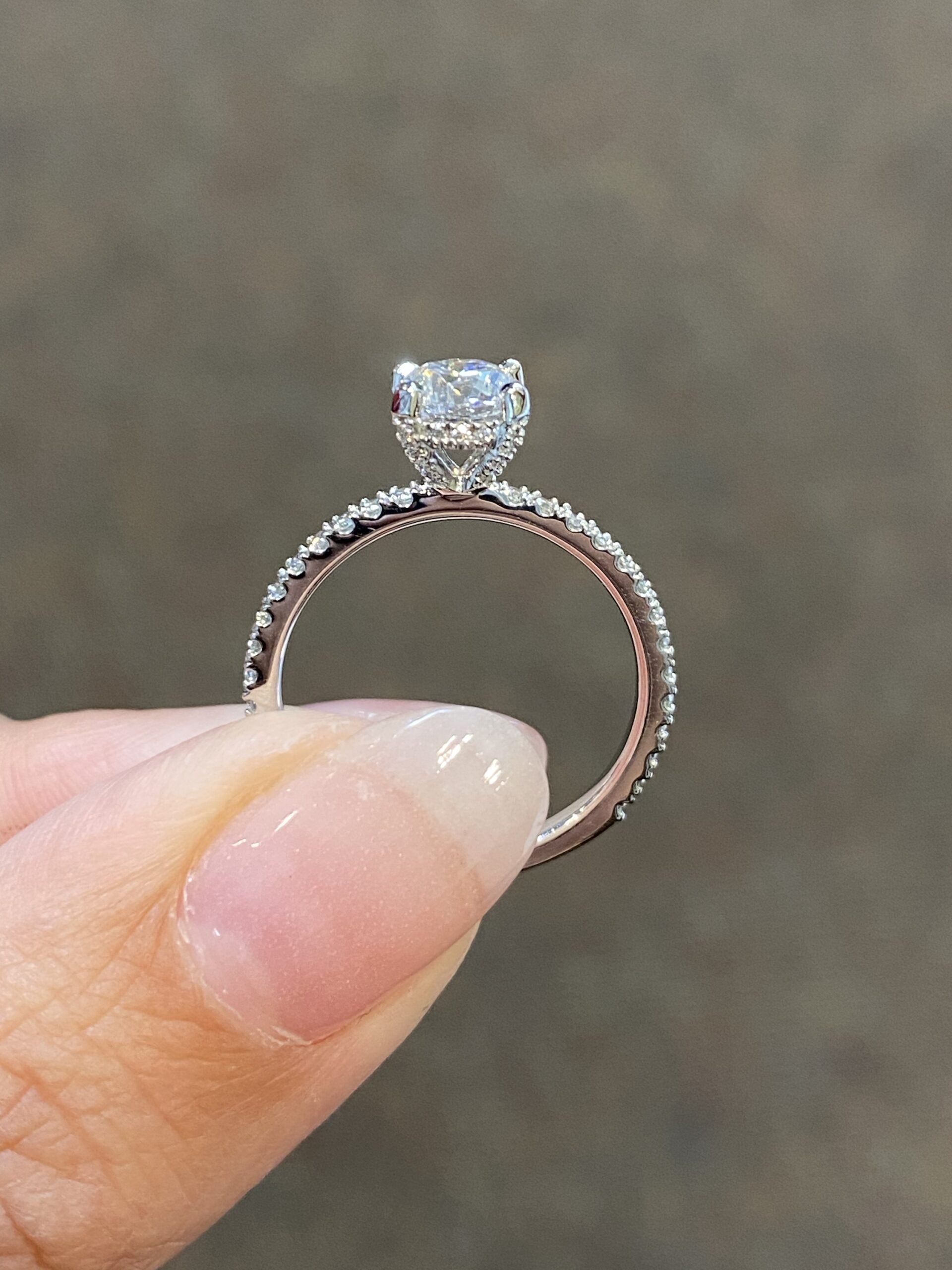 Platinum G.I.A. Certified .71 Round Brilliant Cut Diamond Solitaire - Image 4