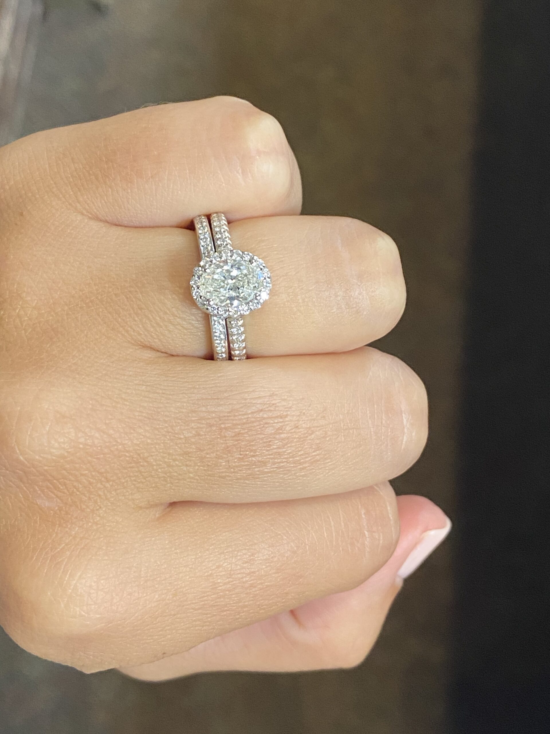 14k White Gold 38 Stone .19 Cttw Bead Set Genuine Diamond Band - Image 10