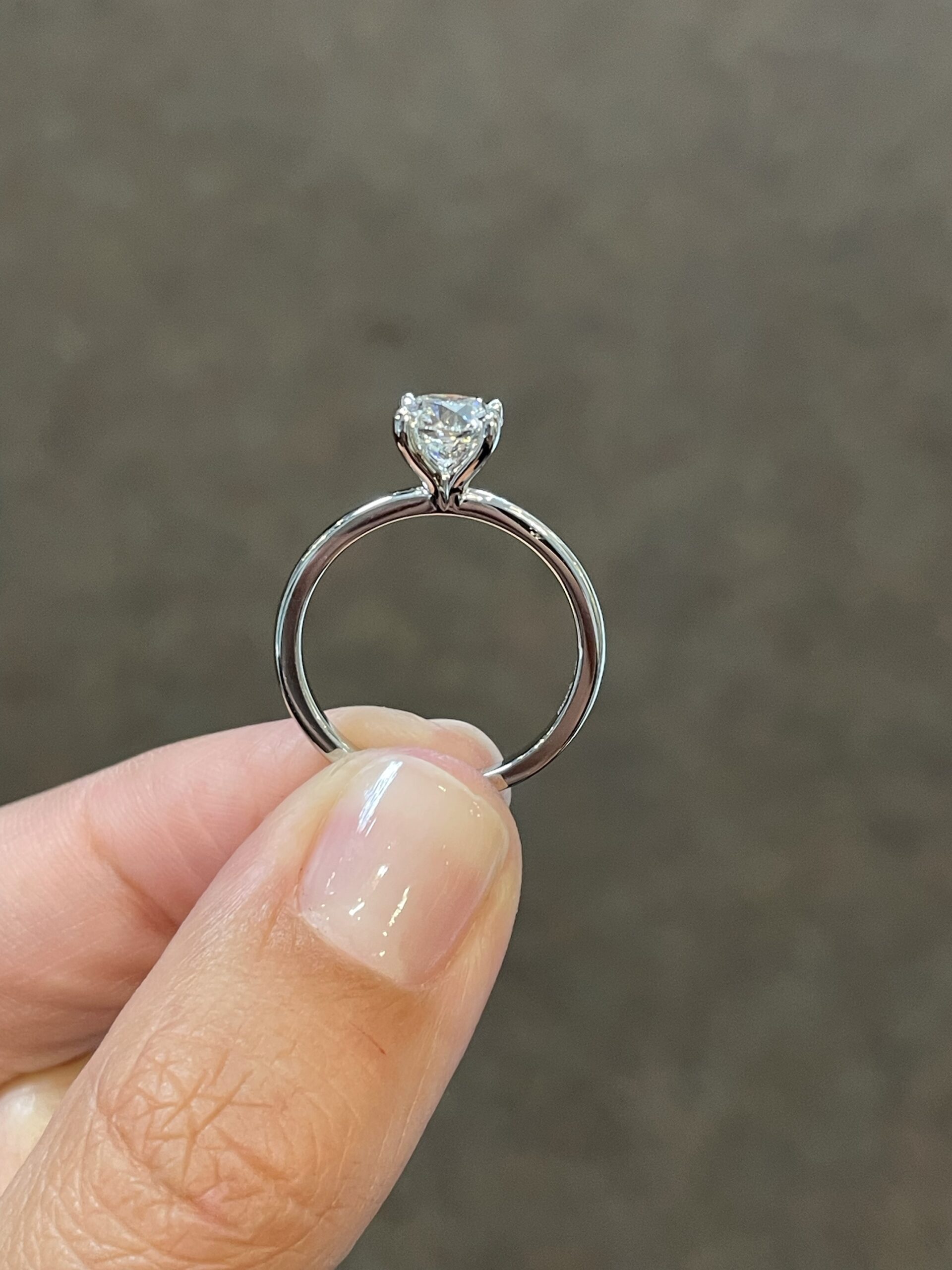 Platinum G.I.A. Certified 1.05 Carat Round Brilliant Cut Diamond Solitaire - Image 13