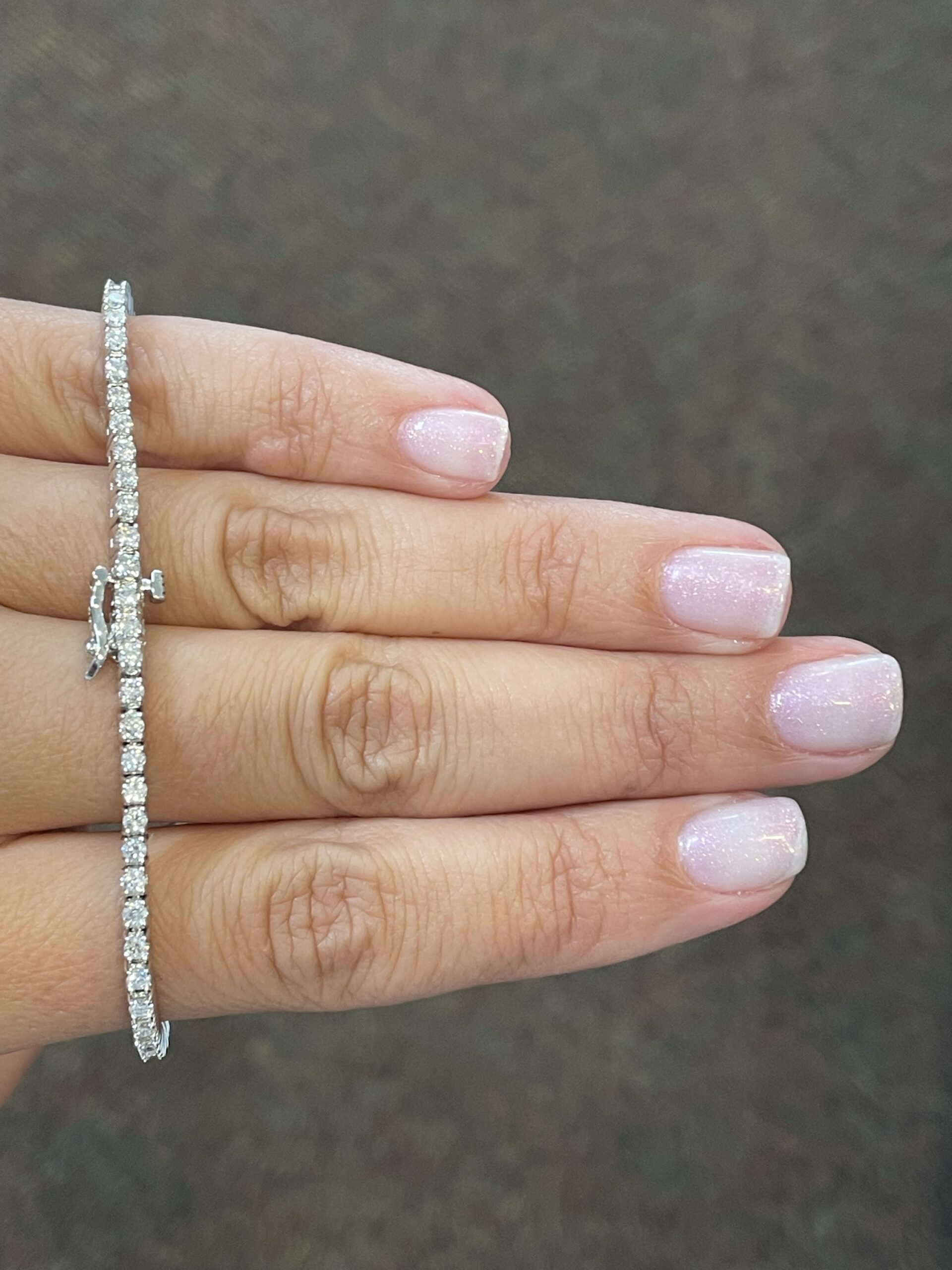 14k White Gold 2.50 Cttw Genuine Round Brilliant Cut Diamond Tennis bracelet - Image 16