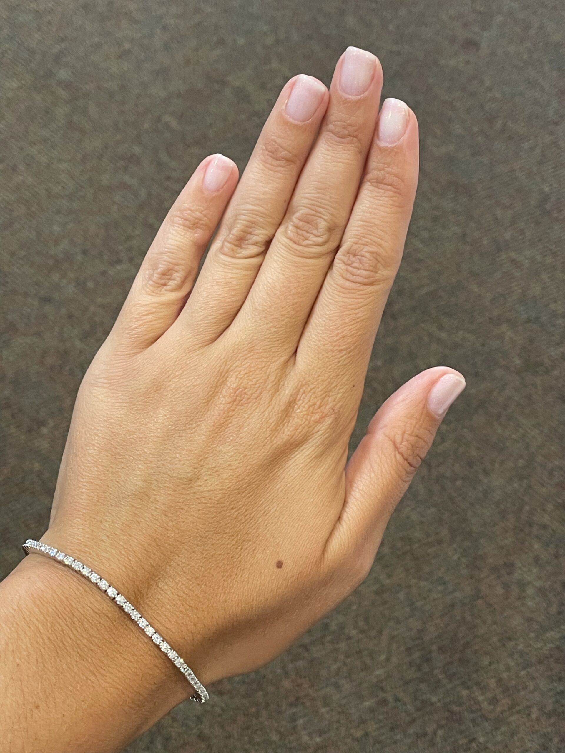 14k White Gold 2.50 Cttw Genuine Round Brilliant Cut Diamond Tennis bracelet - Image 9