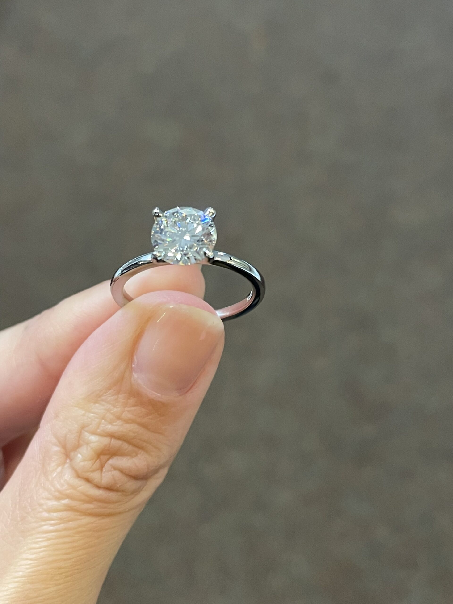 Platinum G.I.A. Certified 1.80 Carat Round Brilliant Cut Diamond Solitaire - Image 20