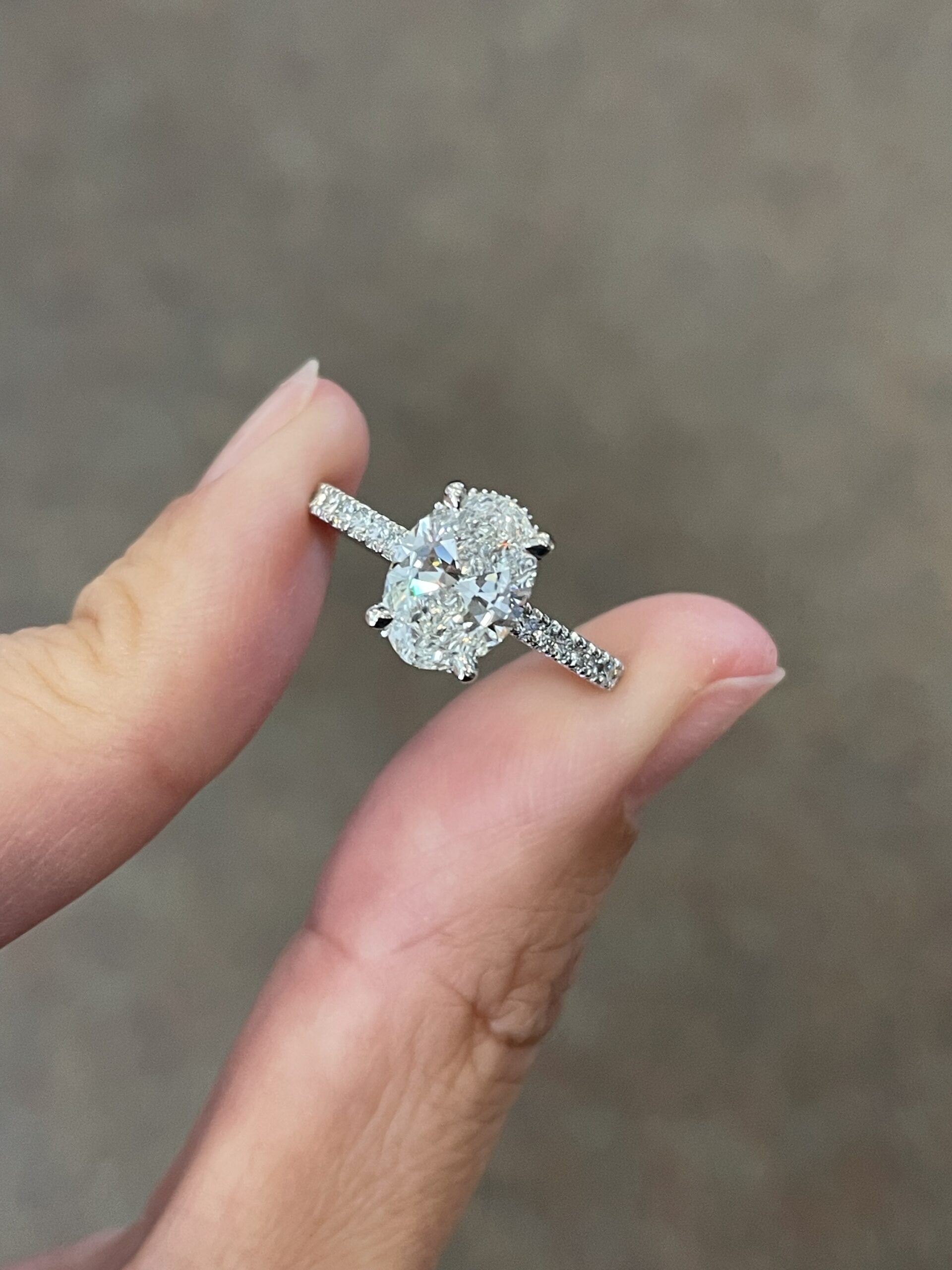 Platinum G.I.A. Certified 1.71 Carat Oval Brilliant Cut Diamond Solitaire - Image 22