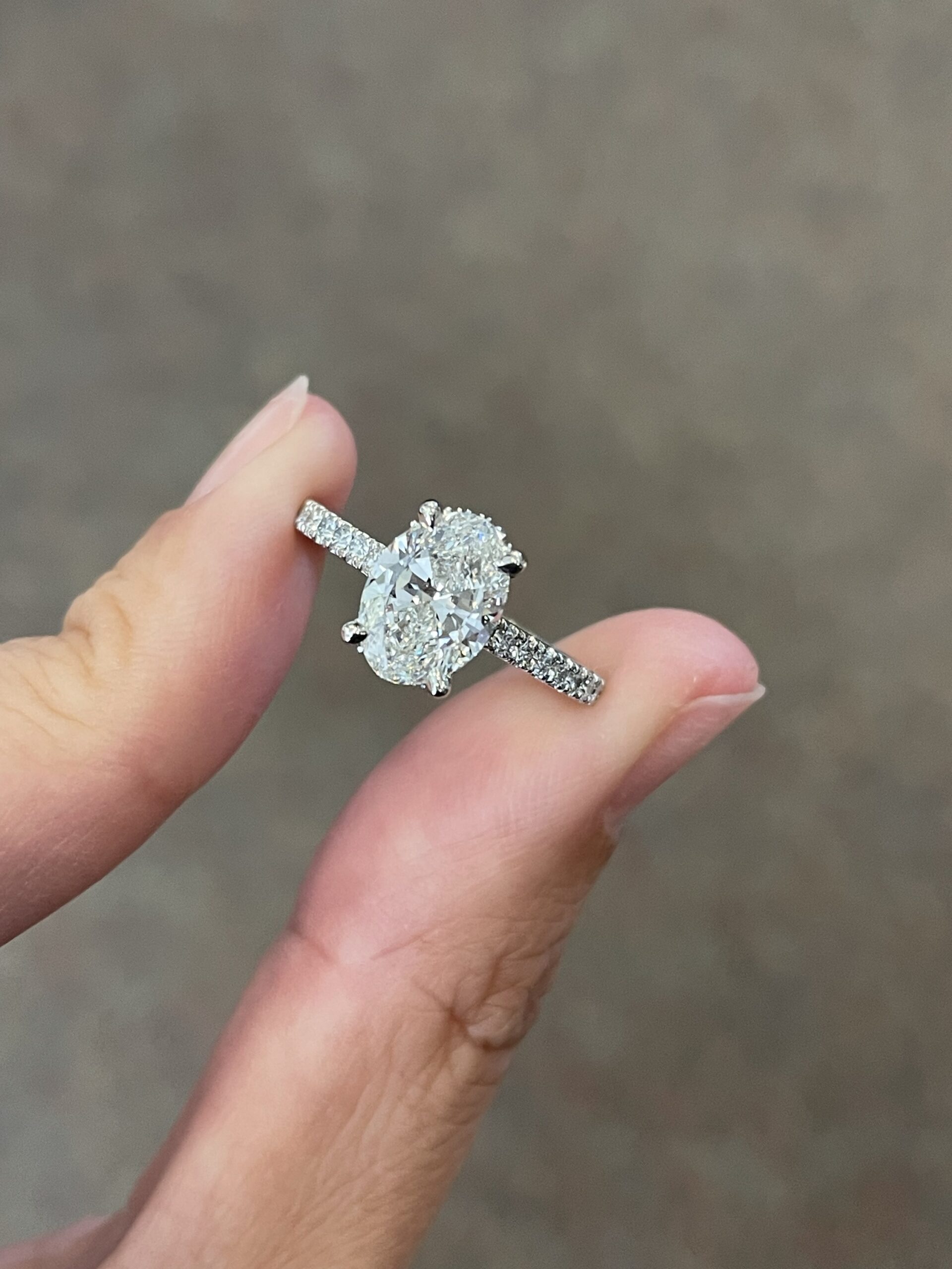 Platinum G.I.A. Certified 1.71 Carat Oval Brilliant Cut Diamond Solitaire - Image 23