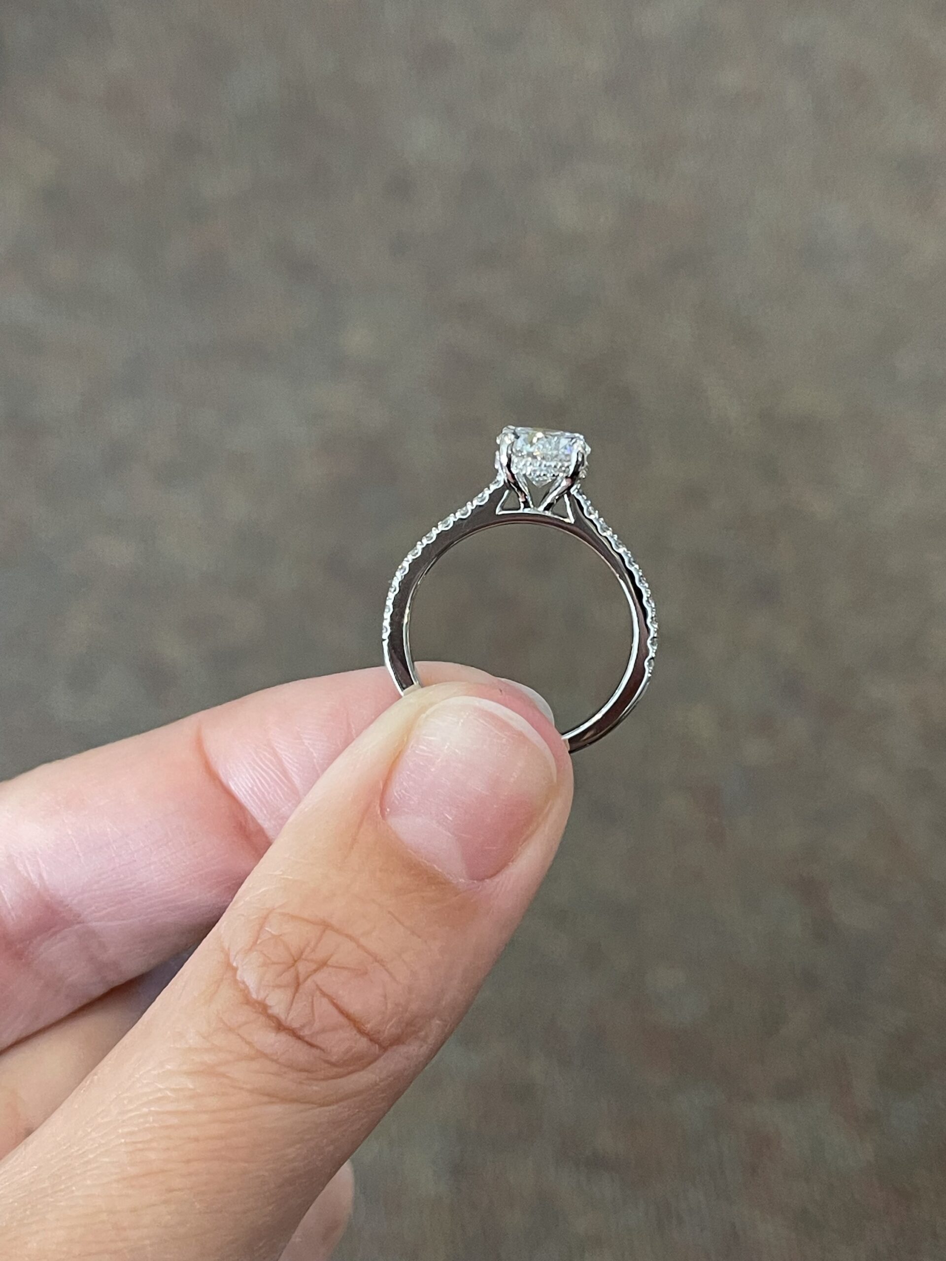 Platinum G.I.A. Certified 1.71 Carat Oval Brilliant Cut Diamond Solitaire - Image 38