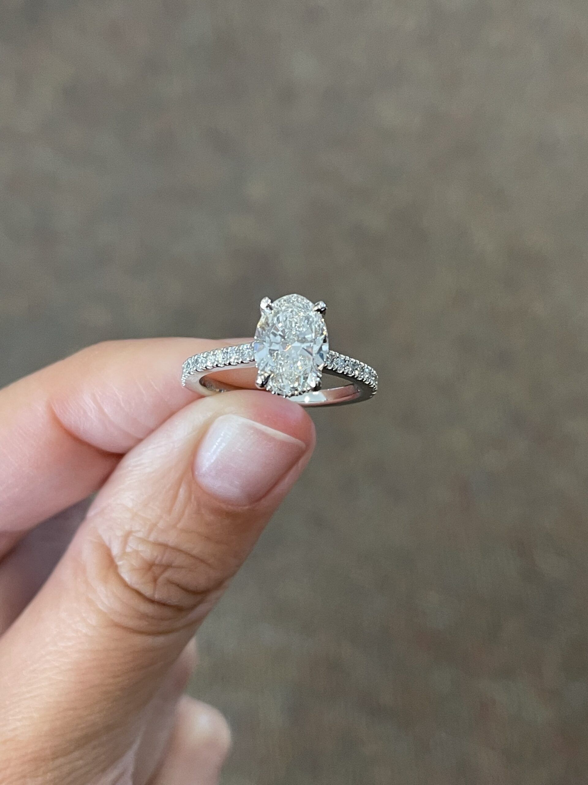 Platinum G.I.A. Certified 1.71 Carat Oval Brilliant Cut Diamond Solitaire - Image 34