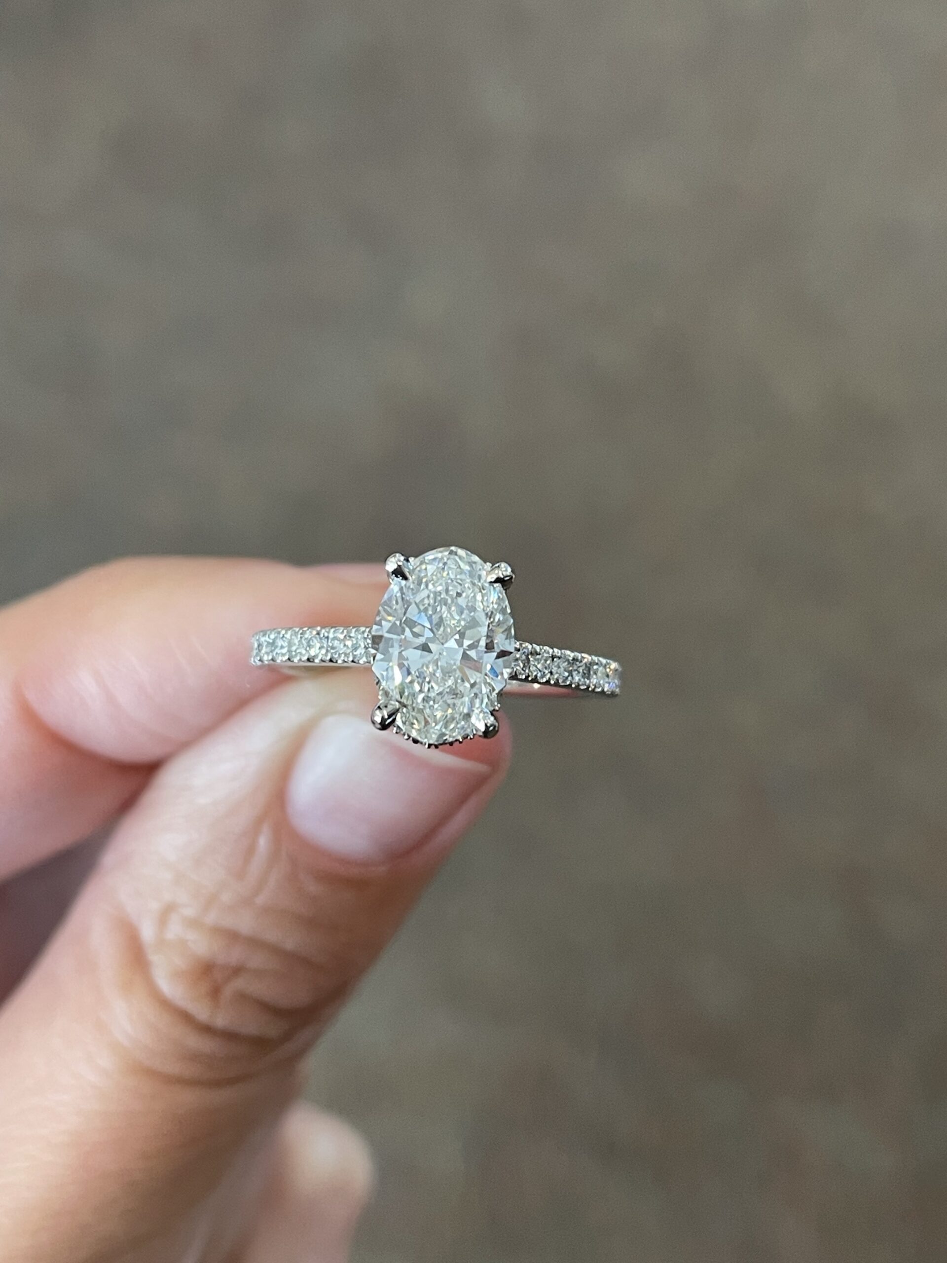 Platinum G.I.A. Certified 1.71 Carat Oval Brilliant Cut Diamond Solitaire - Image 26