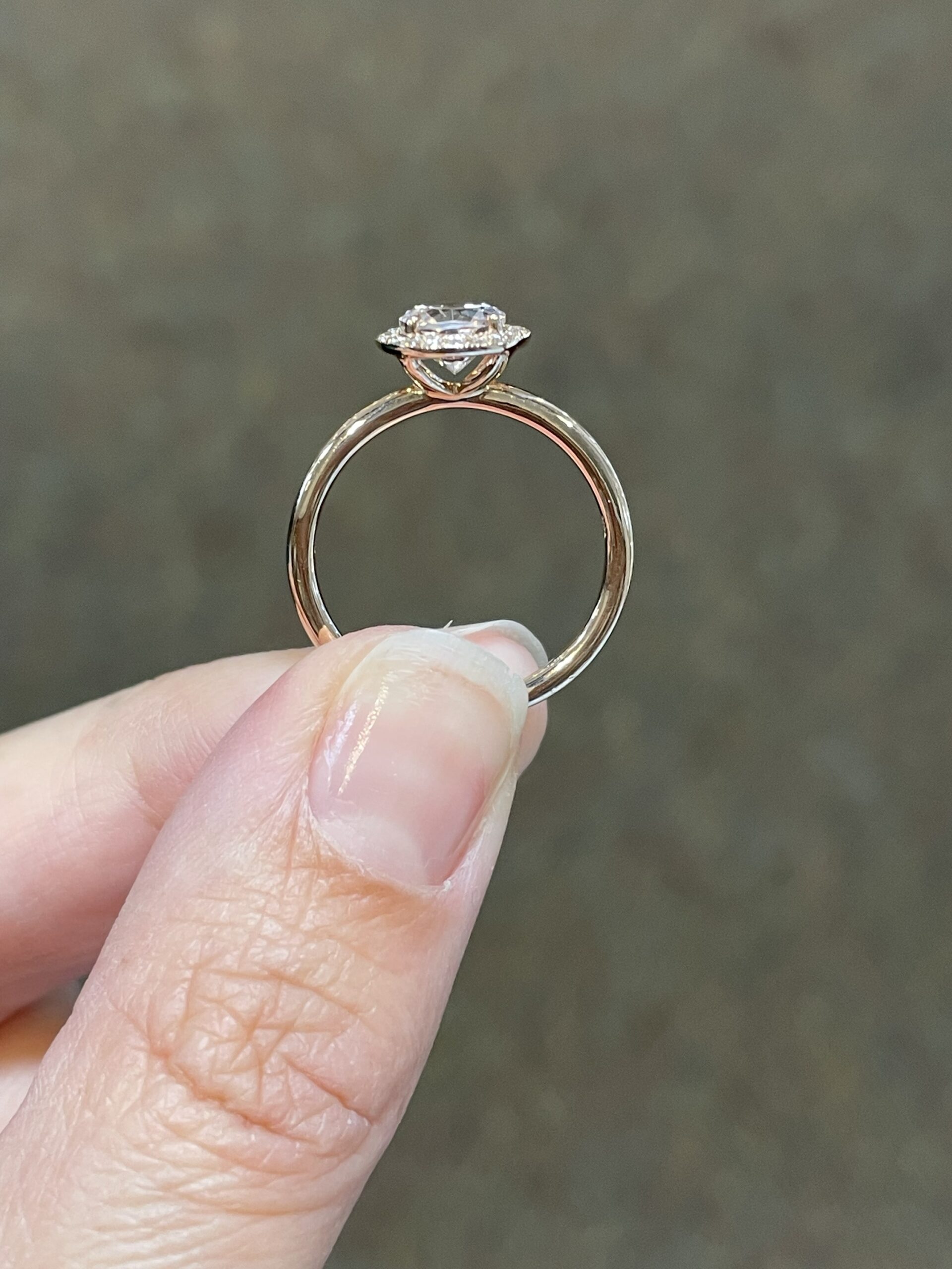 14k Rose Gold Genuine 1.07 Cttw Oval Shaped Morganite & Diamond Halo Ring With Tubular Shank - Image 15