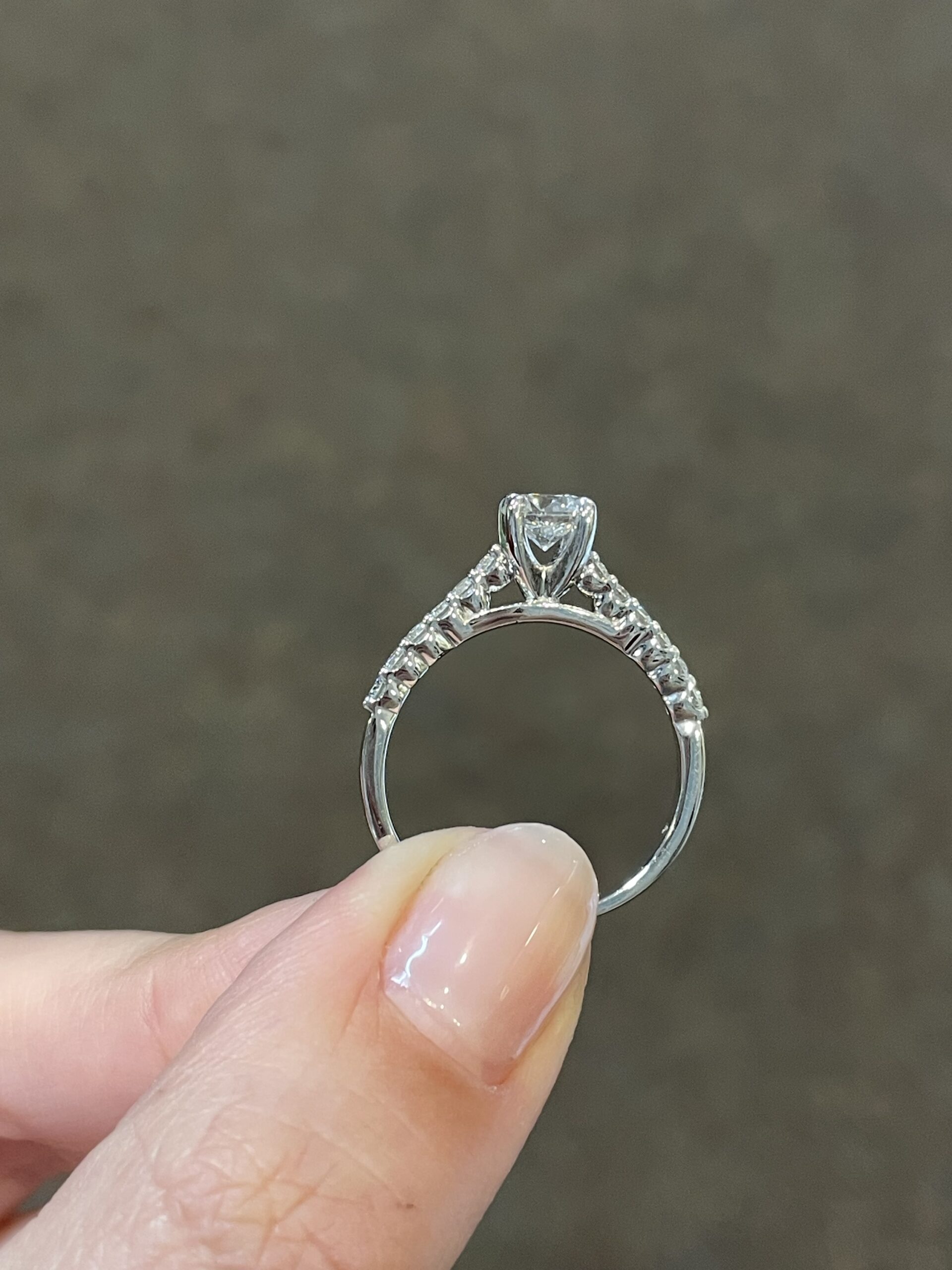 14k White Gold .60 Cttw Genuine Round Brilliant Cut Diamond Engagement Ring - Image 19