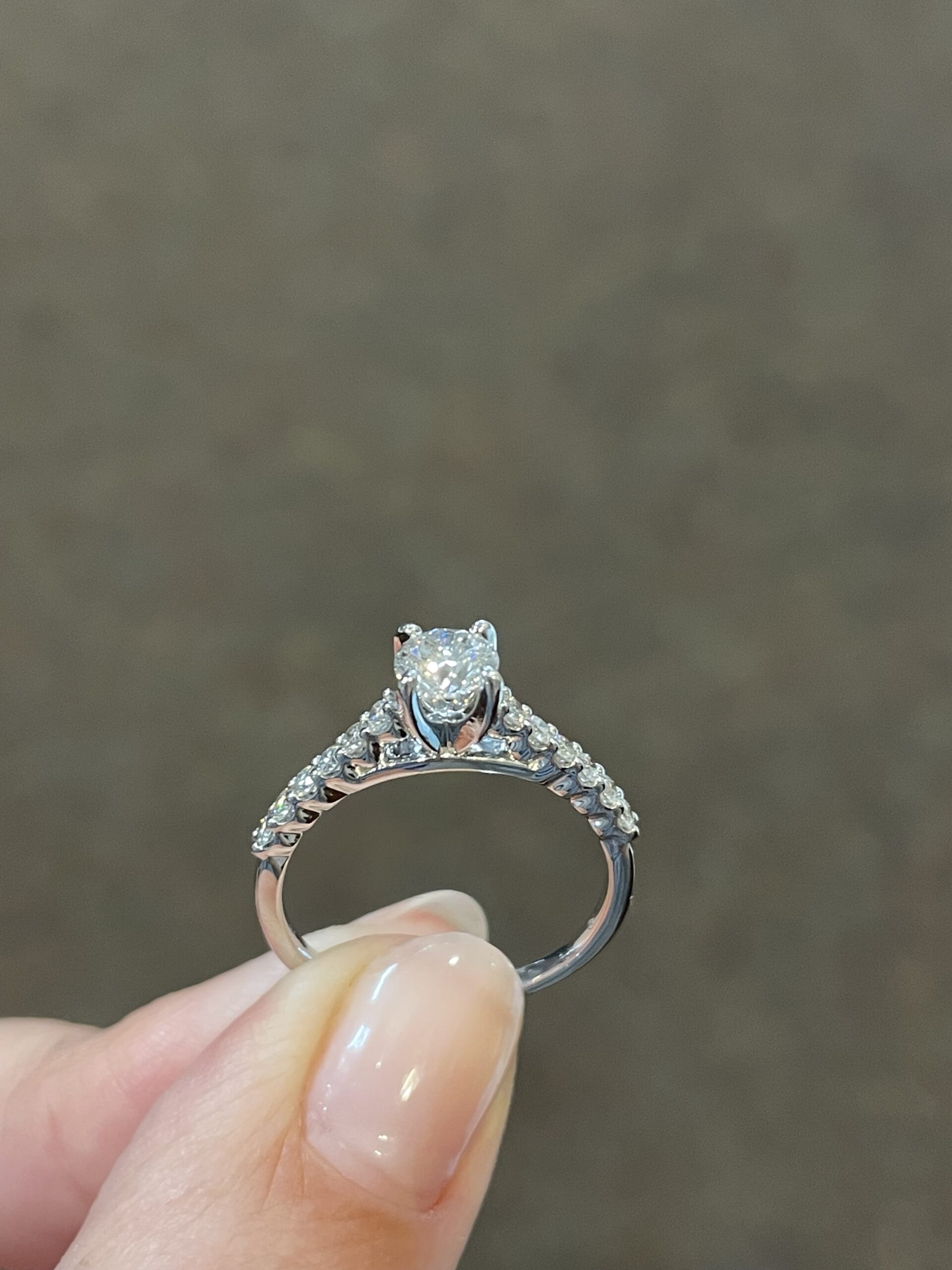 14k White Gold .60 Cttw Genuine Round Brilliant Cut Diamond Engagement Ring - Image 18