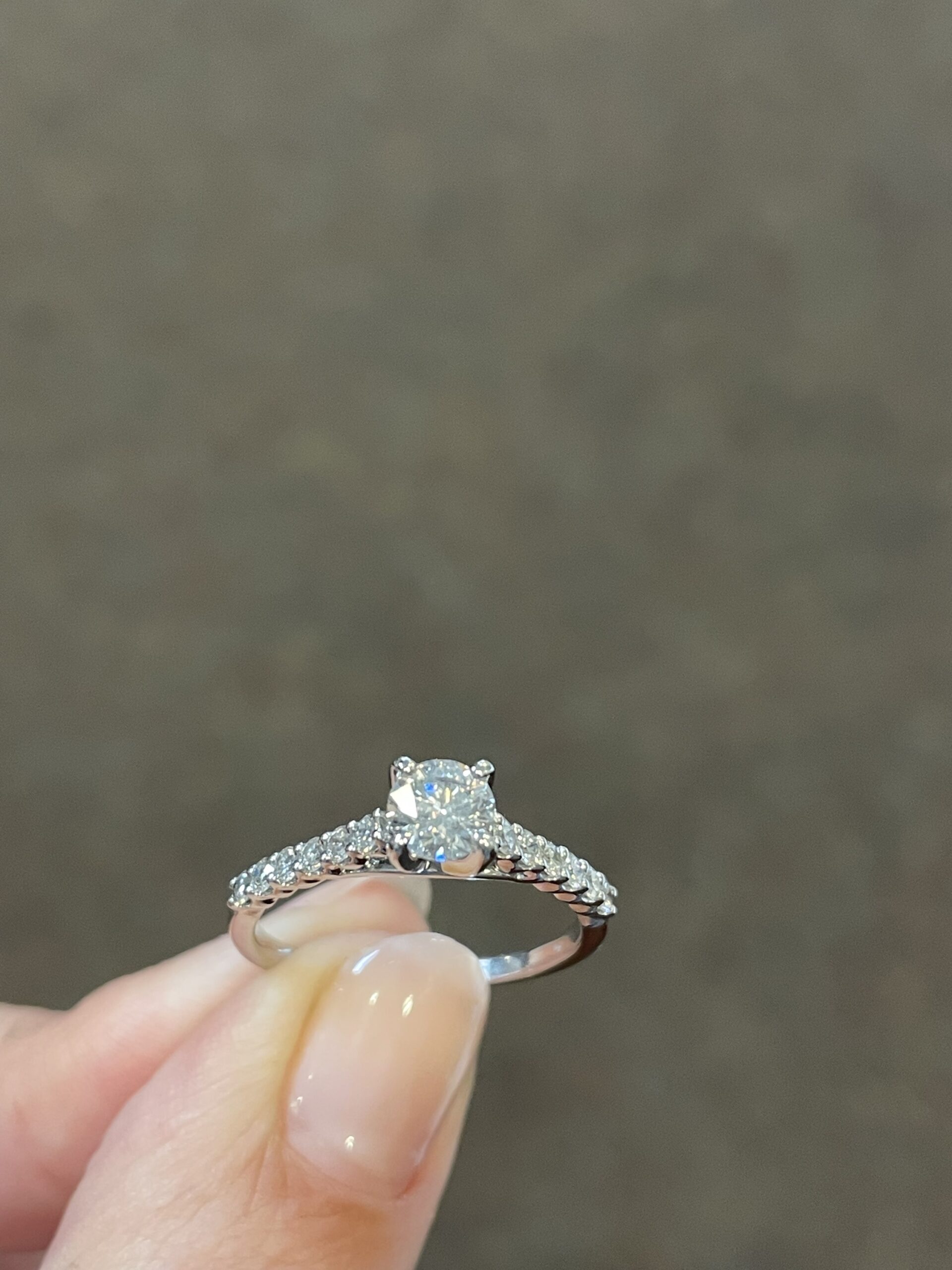 14k White Gold .60 Cttw Genuine Round Brilliant Cut Diamond Engagement Ring - Image 17