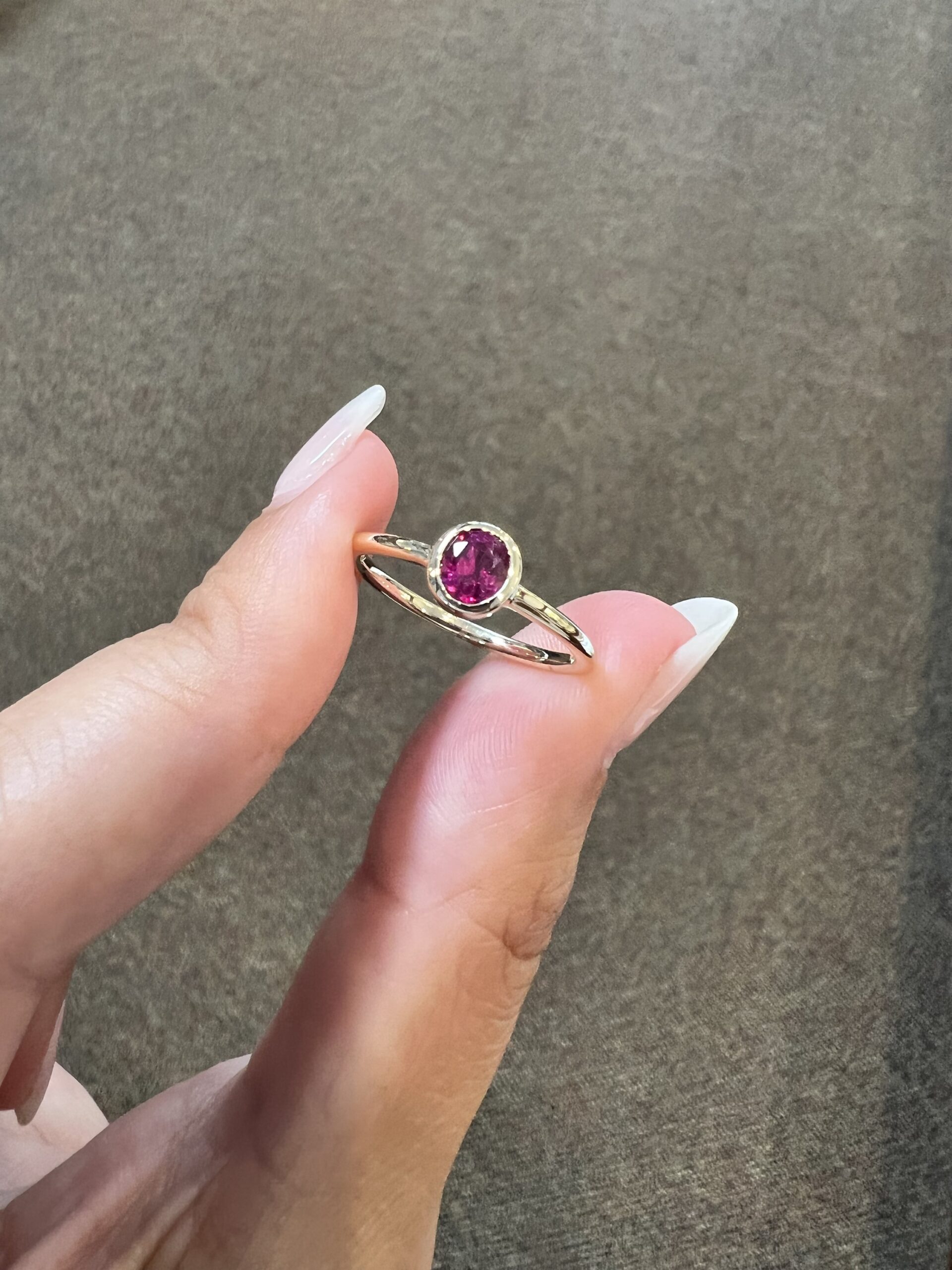 Buy Halo 18k White Gold Natural Ruby Ring With Quality Diamonds/unique  Vintage Ruby Wedding Ring Foreverone/celtic Art Deco Handmade Bridal Gift  Online in India - Etsy