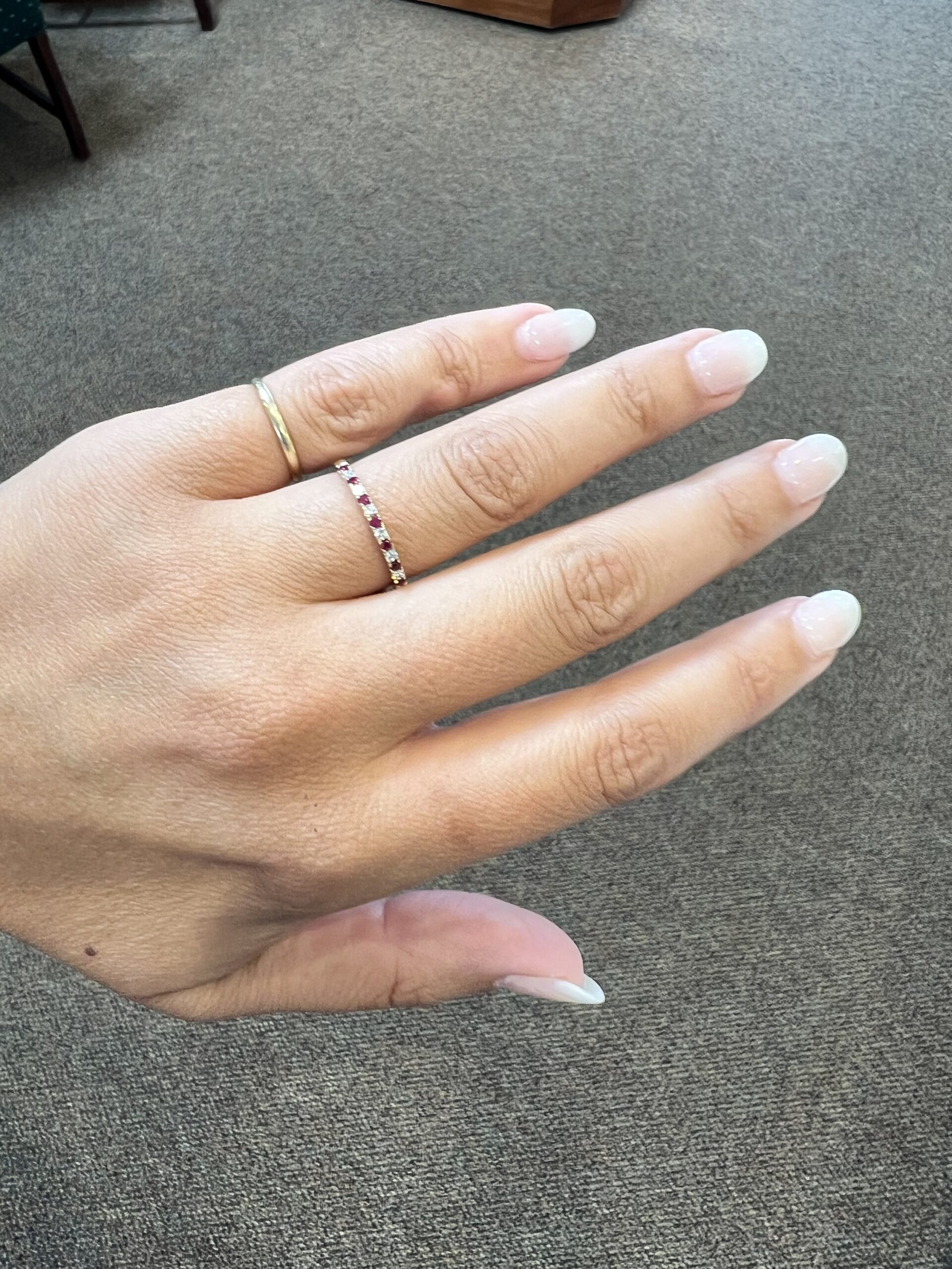 14k Yellow Gold Genuine .28 Cttw Ruby & .18 Cttw Diamond Band - Image 13