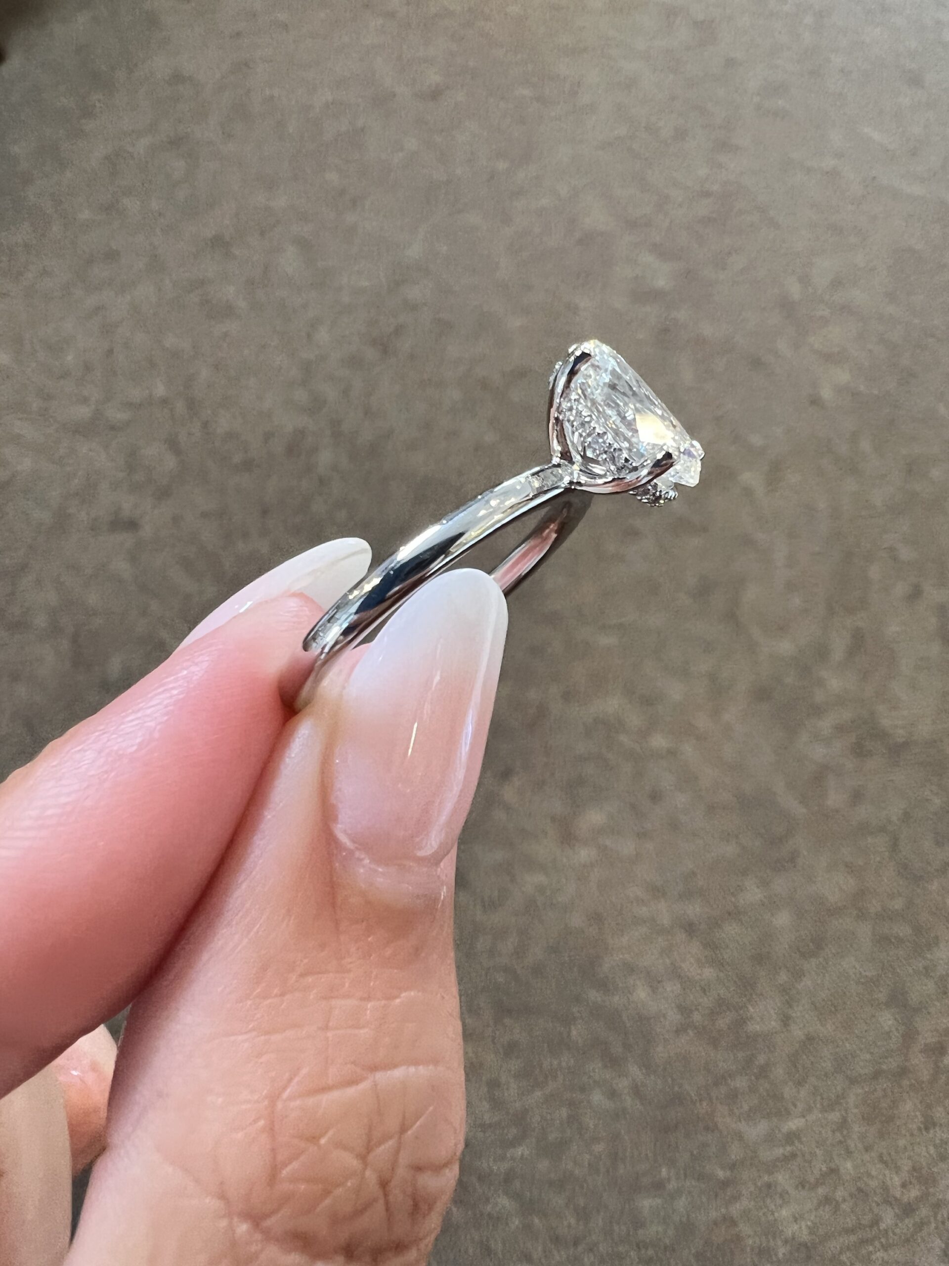 Platinum Genuine Natural GIA Certified 1.70 Carat Oval Brilliant Cut Diamond Solitaire - Image 29