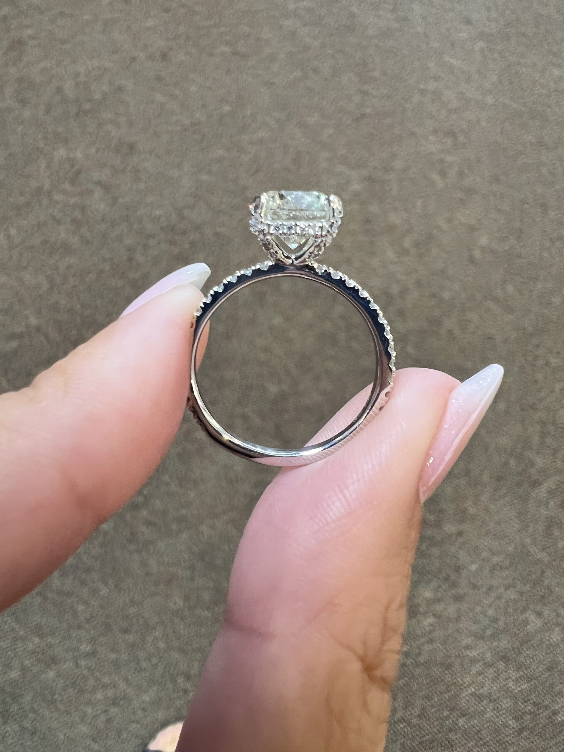 Platinum 2.00 Carat Genuine Natural Round Brilliant Cut Diamond Solitaire - Image 6