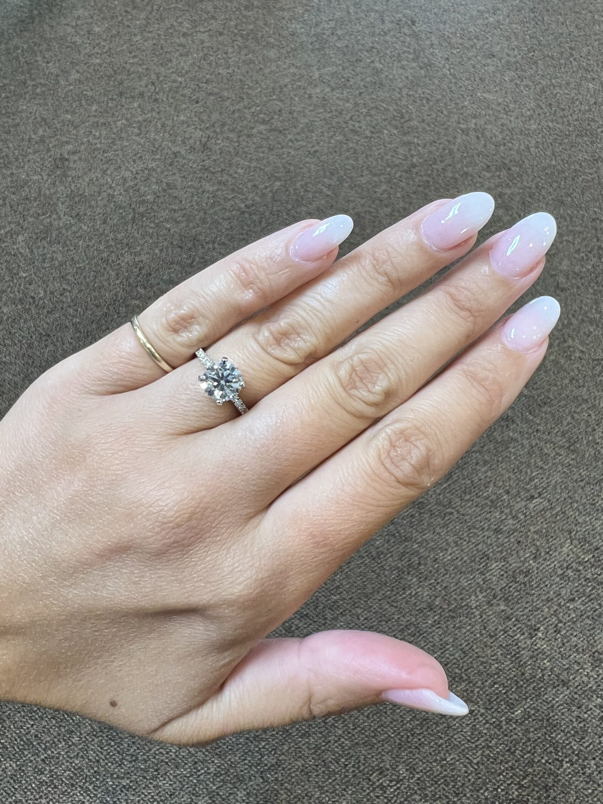 Platinum 2.00 Carat Genuine Natural Round Brilliant Cut Diamond Solitaire - Image 11