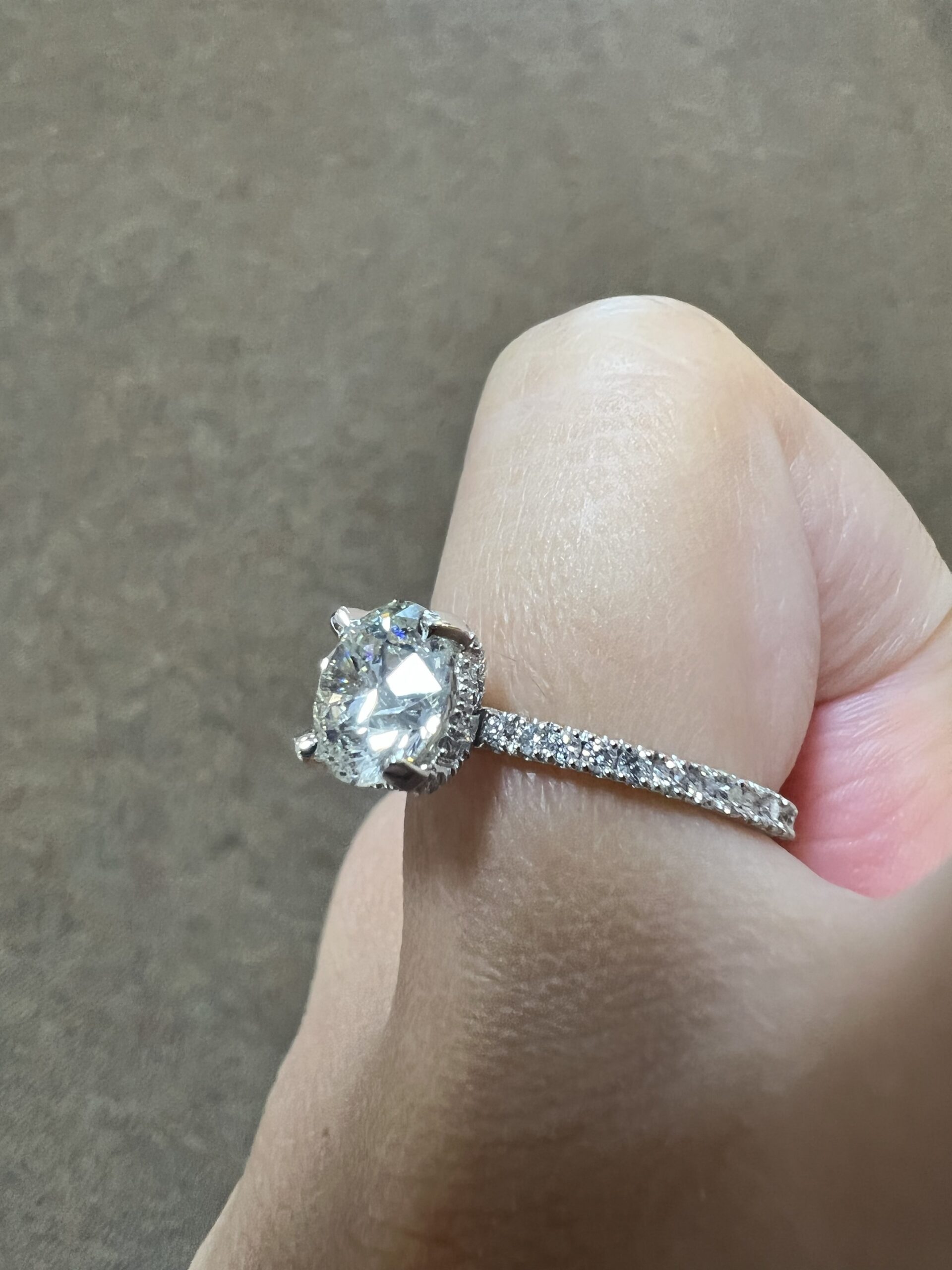 Platinum 2.00 Carat Genuine Natural Round Brilliant Cut Diamond Solitaire - Image 15