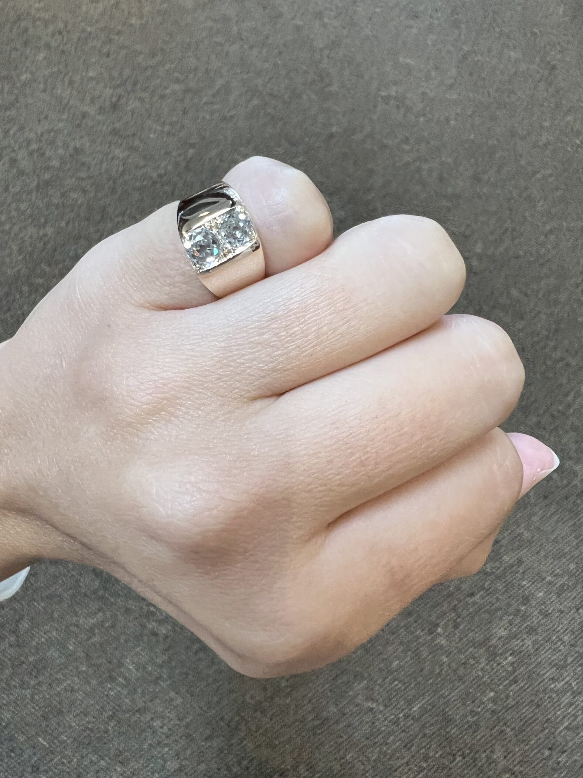 Antique 14k Rose Gold Genuine 1 Cttw Twin Diamond Ring - Image 24