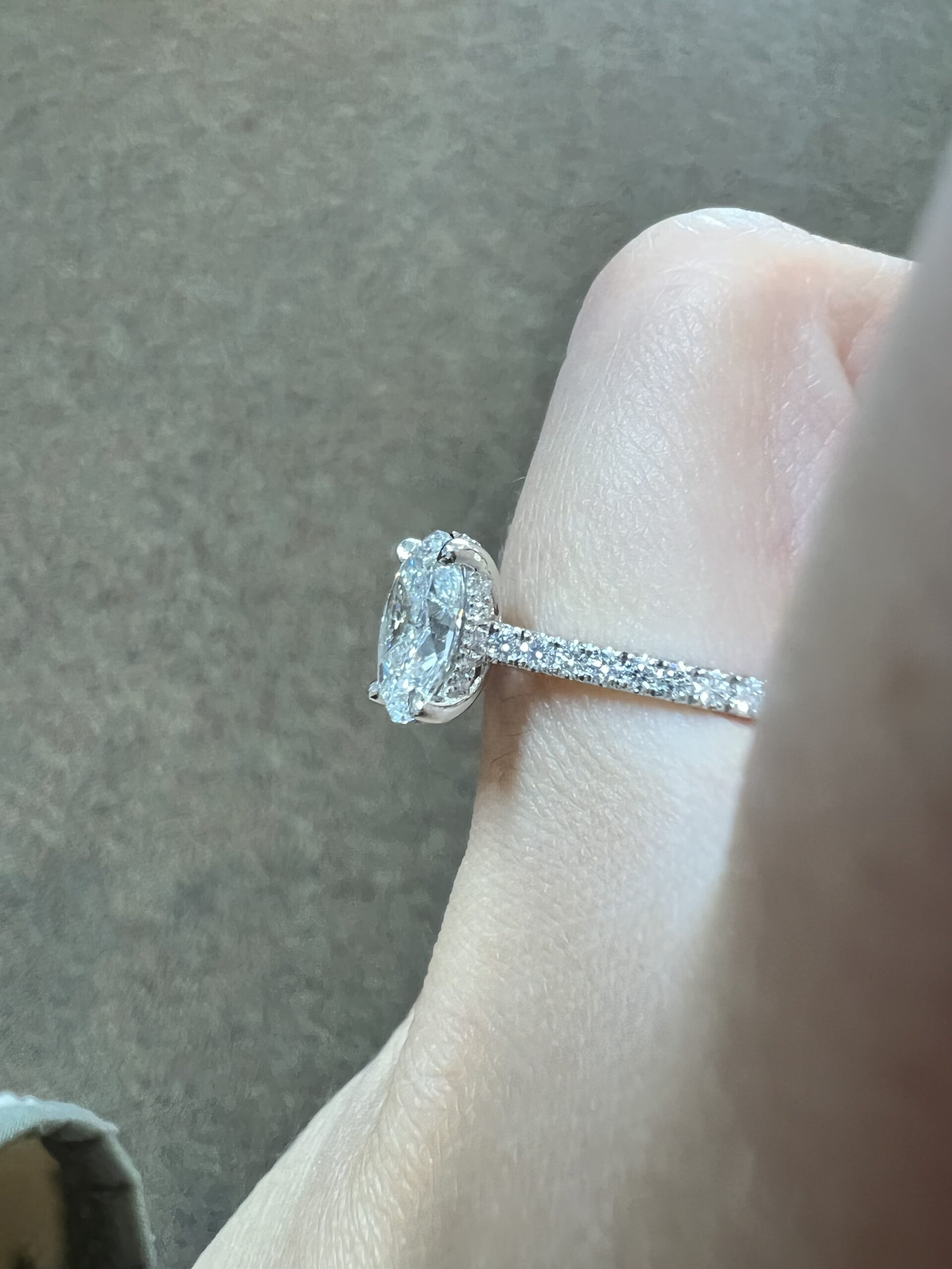 Platinum G.I.A. Certified 1.71 Carat Oval Brilliant Cut Diamond Solitaire - Image 11