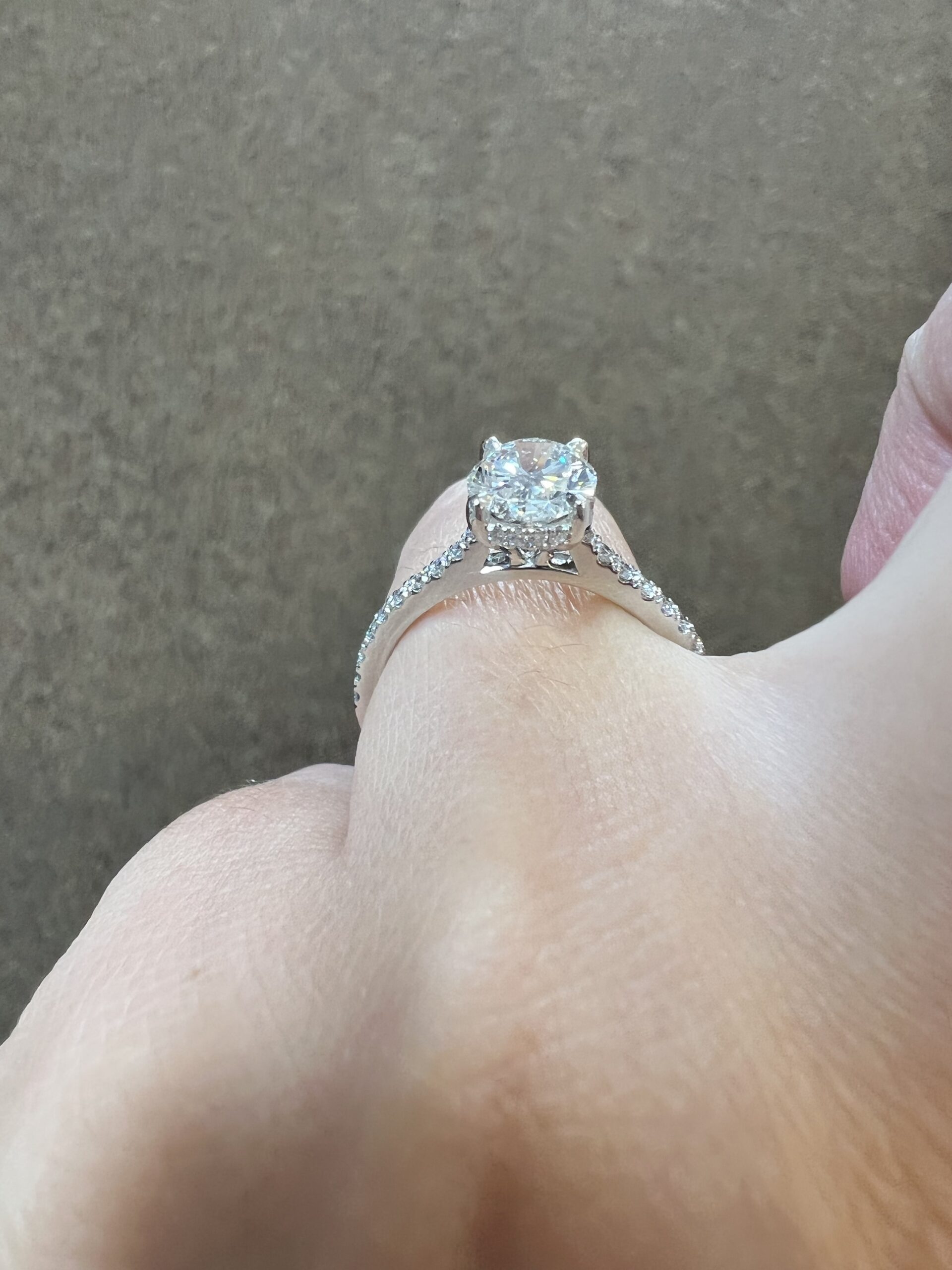 Platinum G.I.A. Certified 1.71 Carat Oval Brilliant Cut Diamond Solitaire - Image 15