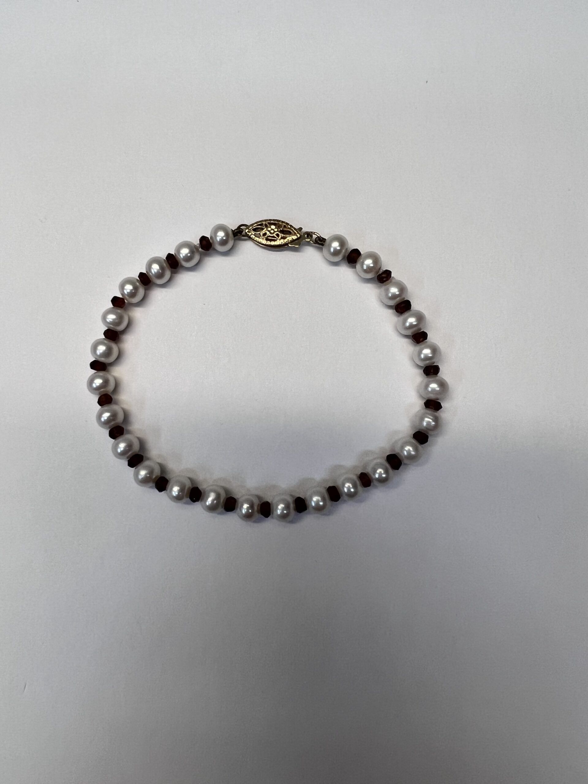 Bohemian Garnet Bangle Bracelet ~ ANTIQUE – Fancy Flea Antiques