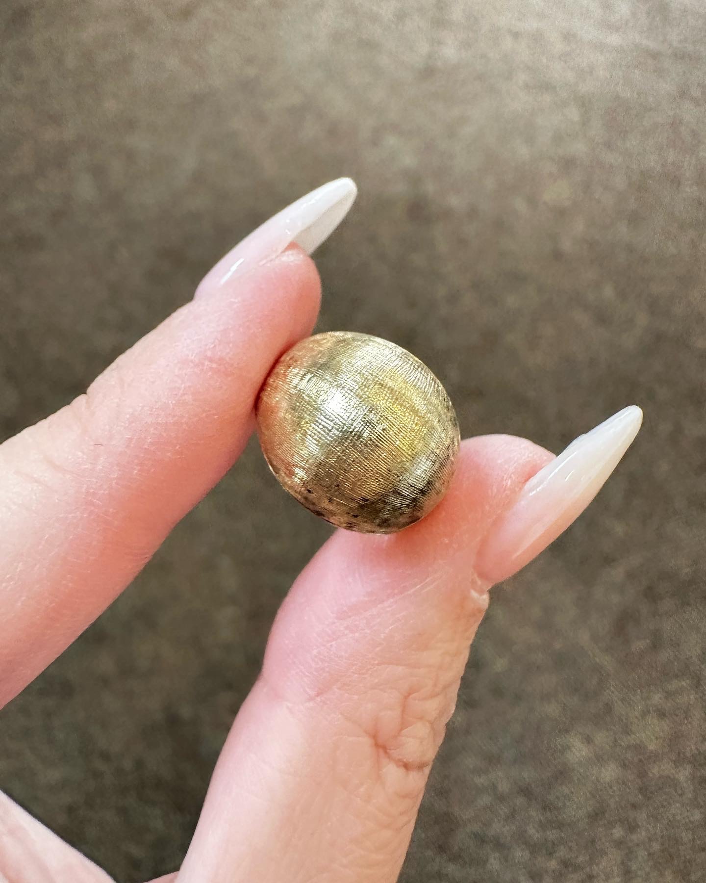 Vintage 14k Yellow Gold Domed Pinky Ring - Image 13