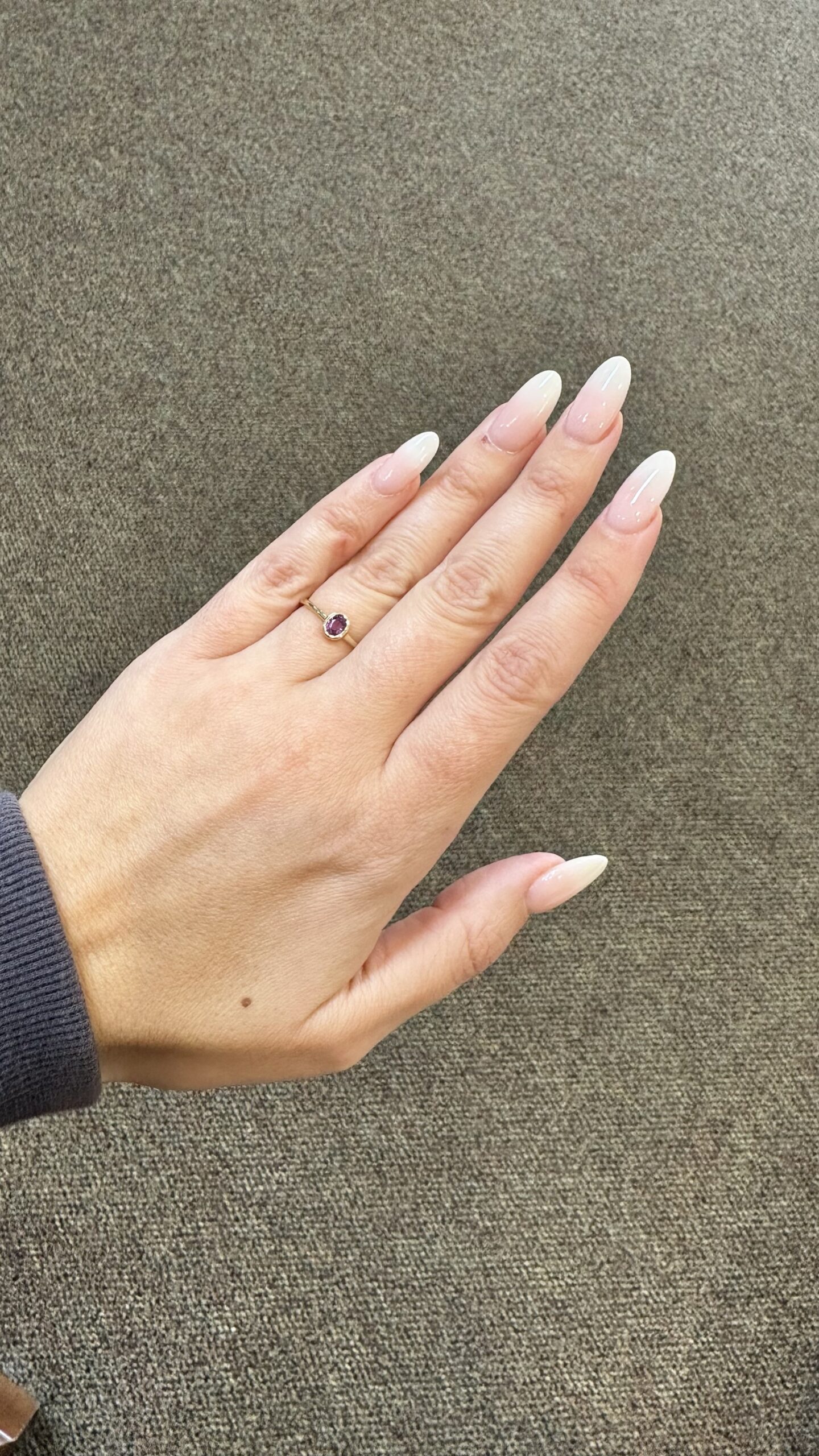 14k Yellow Gold Genuine .38 Cttw Pink Sapphire Bezel Ring - Image 16