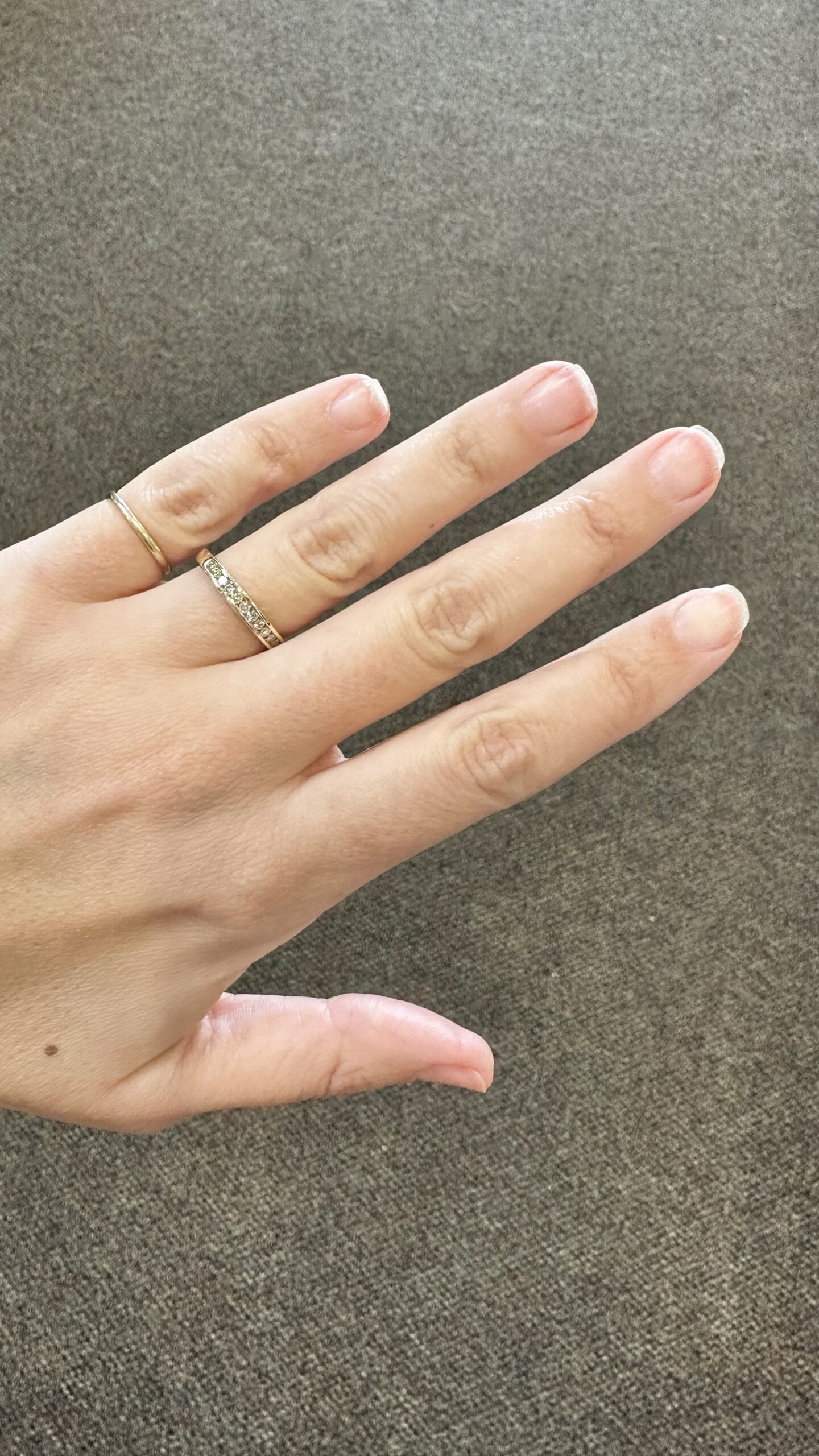 14k Yellow Gold Genuine .18 Cttw Channel Set Diamond Band - Image 11