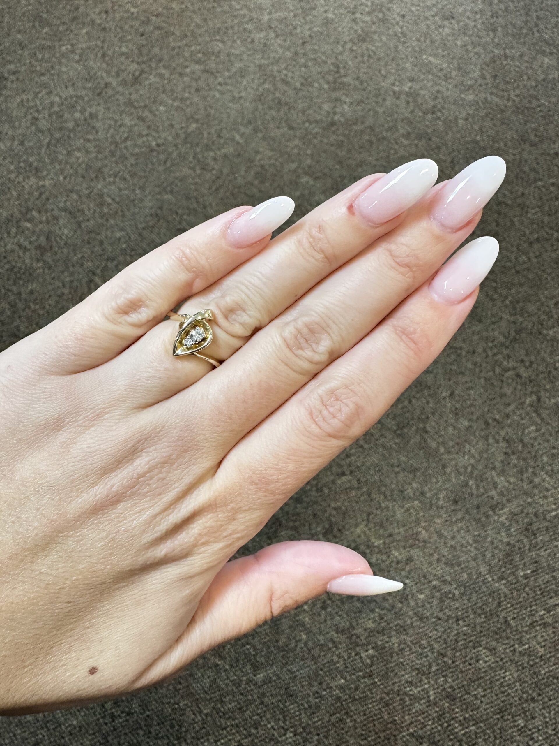 Vintage 14k Yellow Gold .06 Cttw Diamond Ring - Image 20