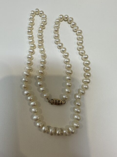6 MM Freshwater Pearl 17 3/4” Necklace