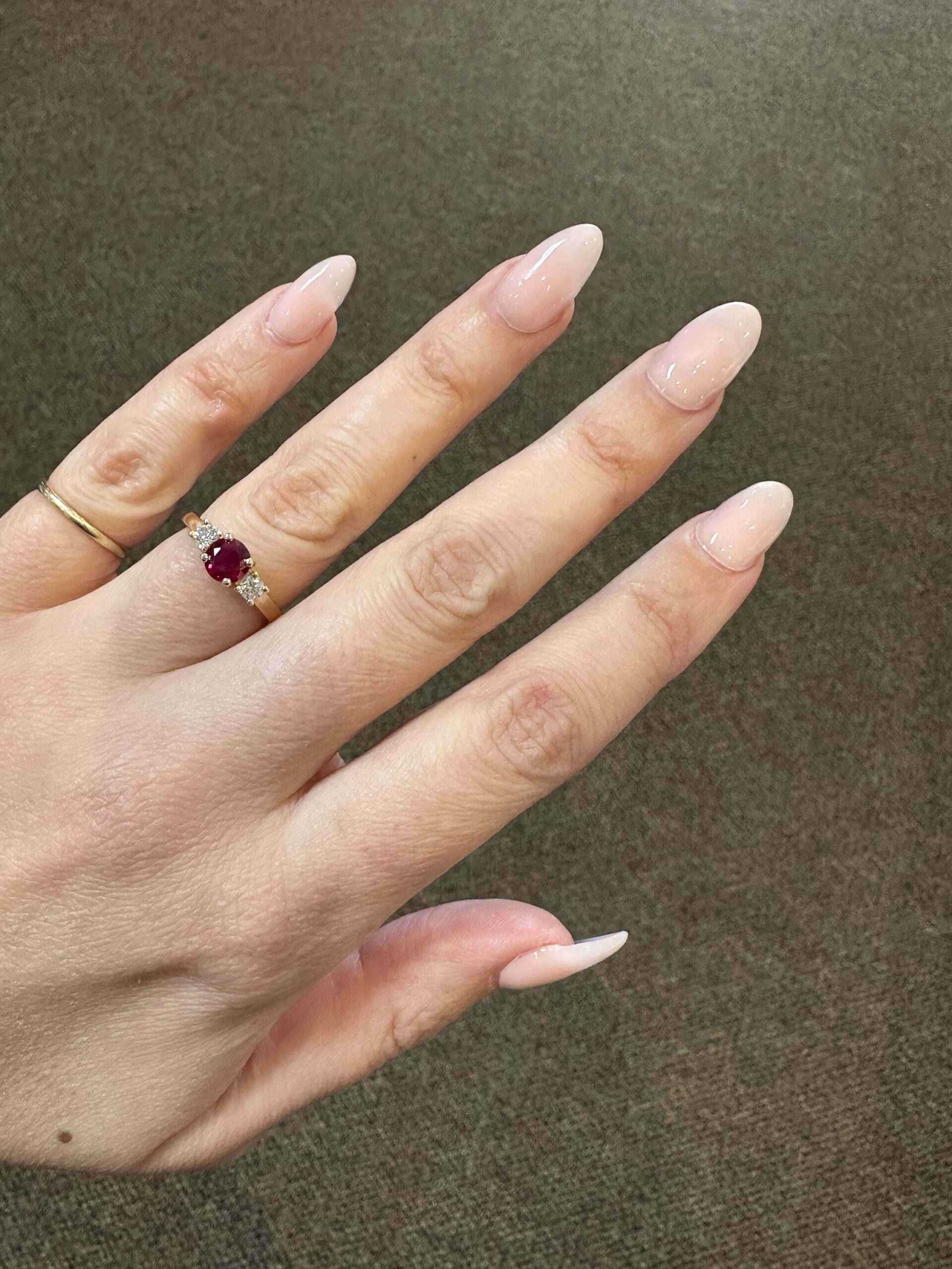 14k Yellow Gold Genuine 1.08 Carat Fine Ruby & Diamond Baguette Ring - Image 20