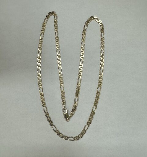Vintage 14k Yellow Gold 20” 4 MM Figaro Chain