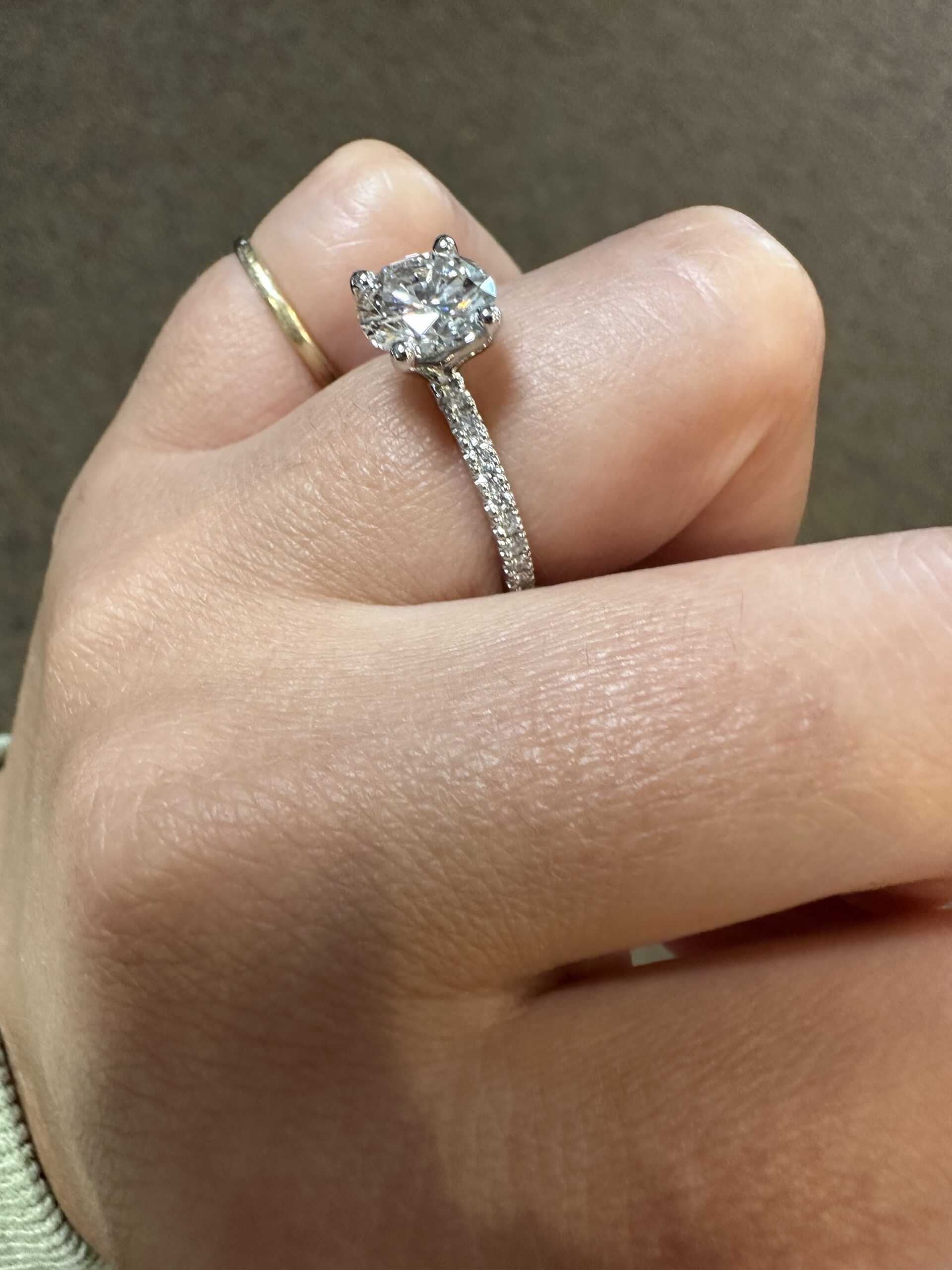 Platinum GIA Certified 1.51 Carat Round Brilliant Cut Diamond Solitaire - Image 15