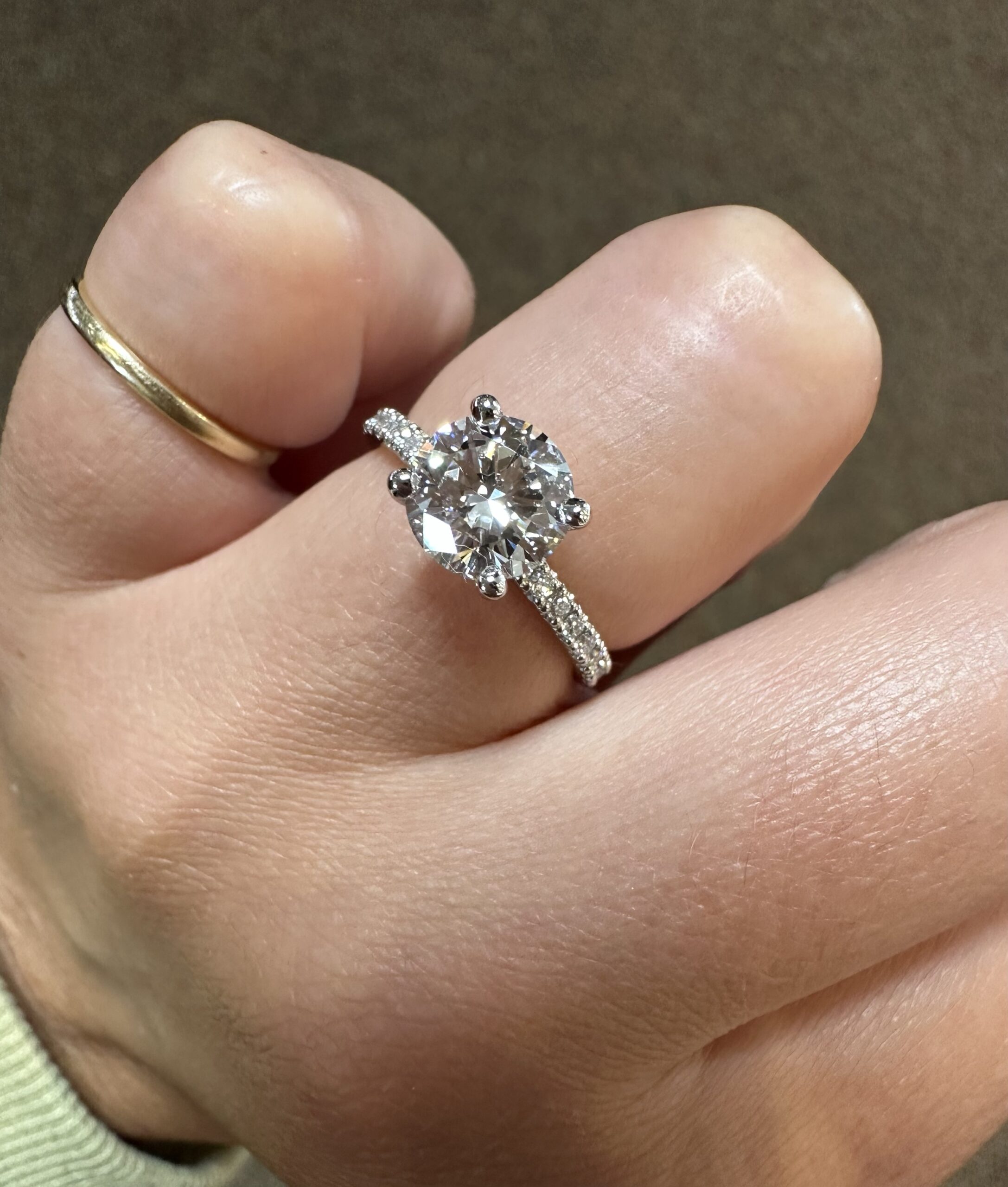 Platinum GIA Certified 1.51 Carat Round Brilliant Cut Diamond Solitaire - Image 31