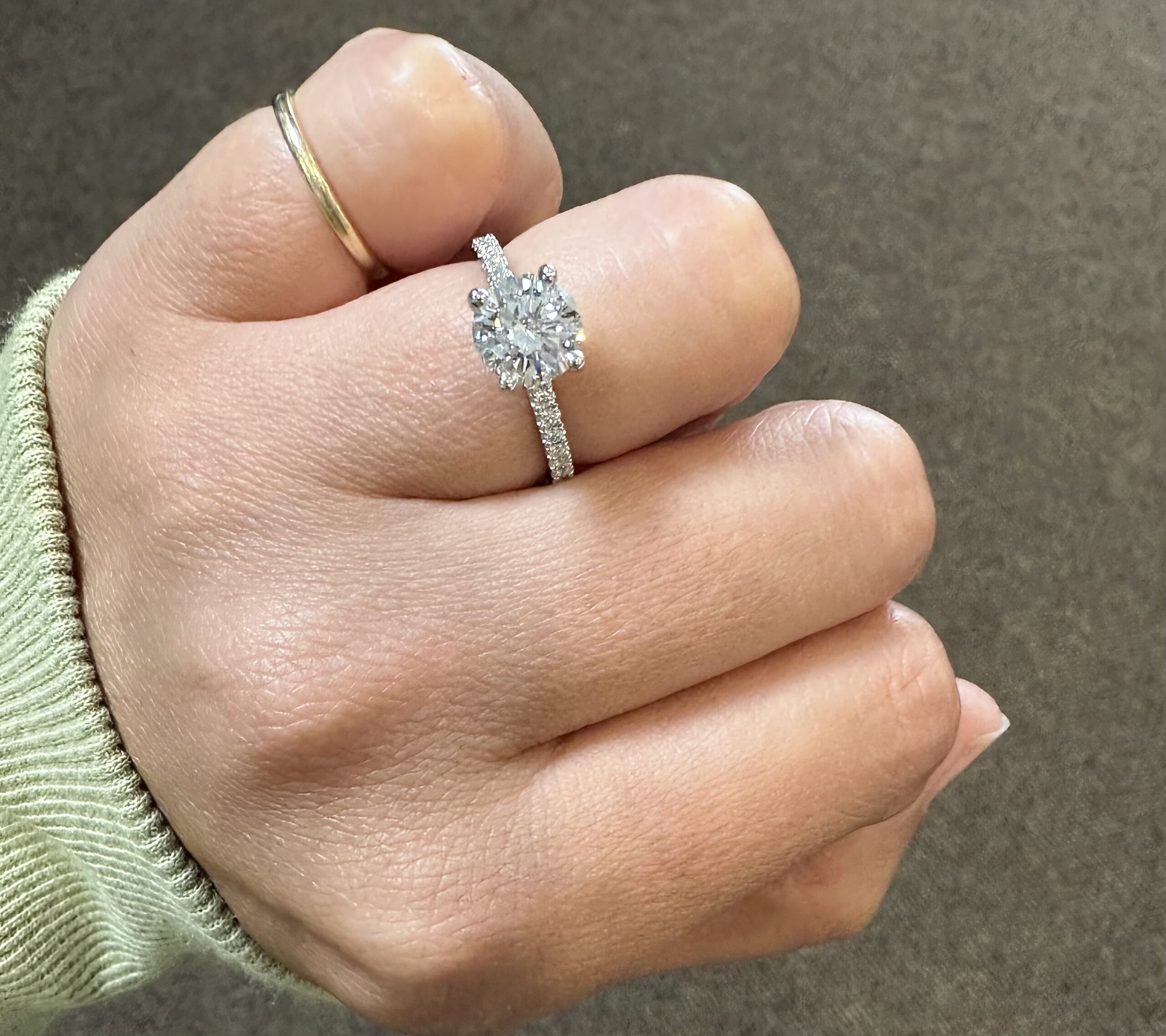 Platinum GIA Certified 1.51 Carat Round Brilliant Cut Diamond Solitaire - Image 42