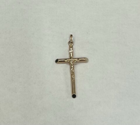 14k Yellow Gold Crucifix