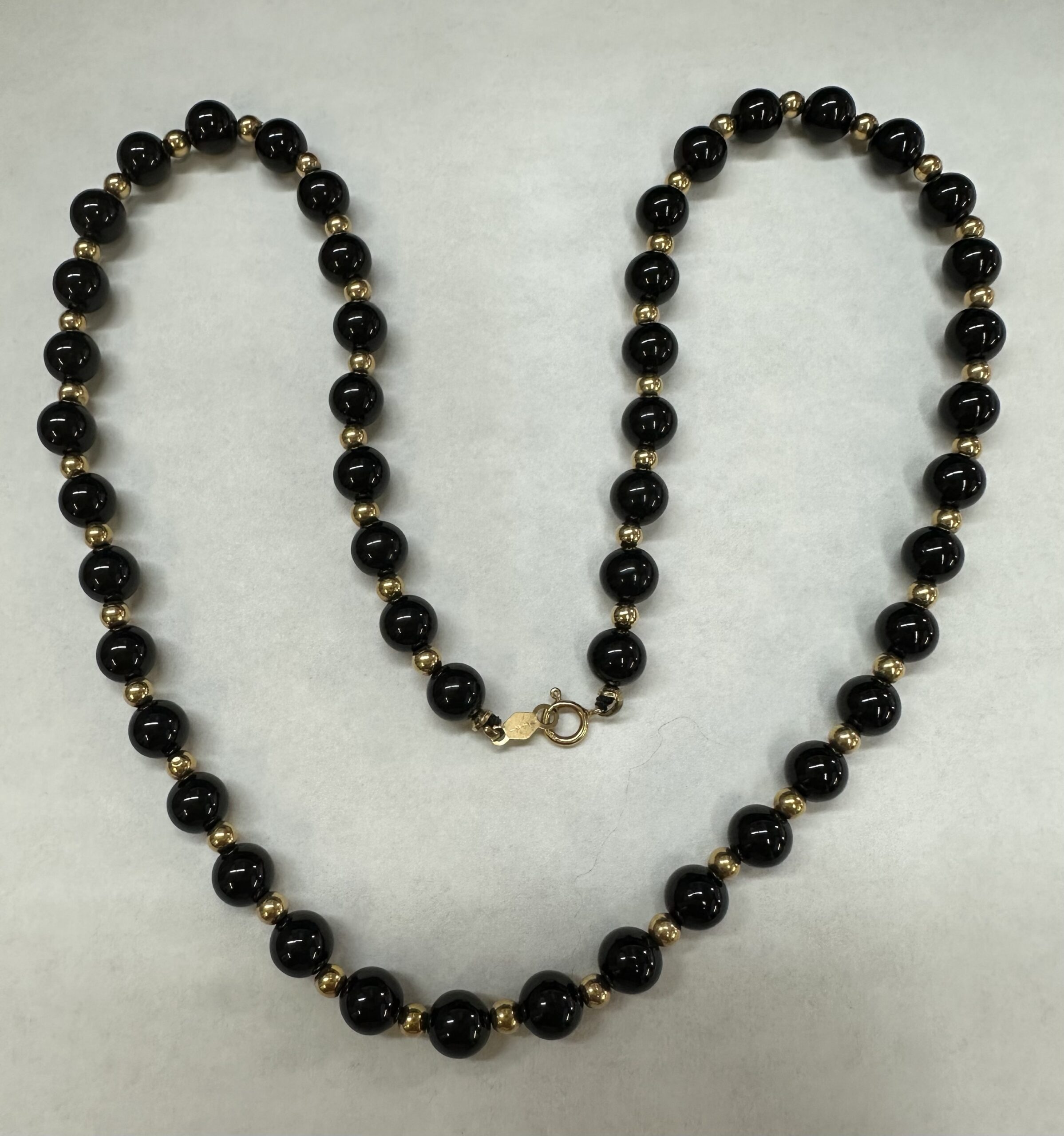 Black onyx necklace | Rebekajewelry