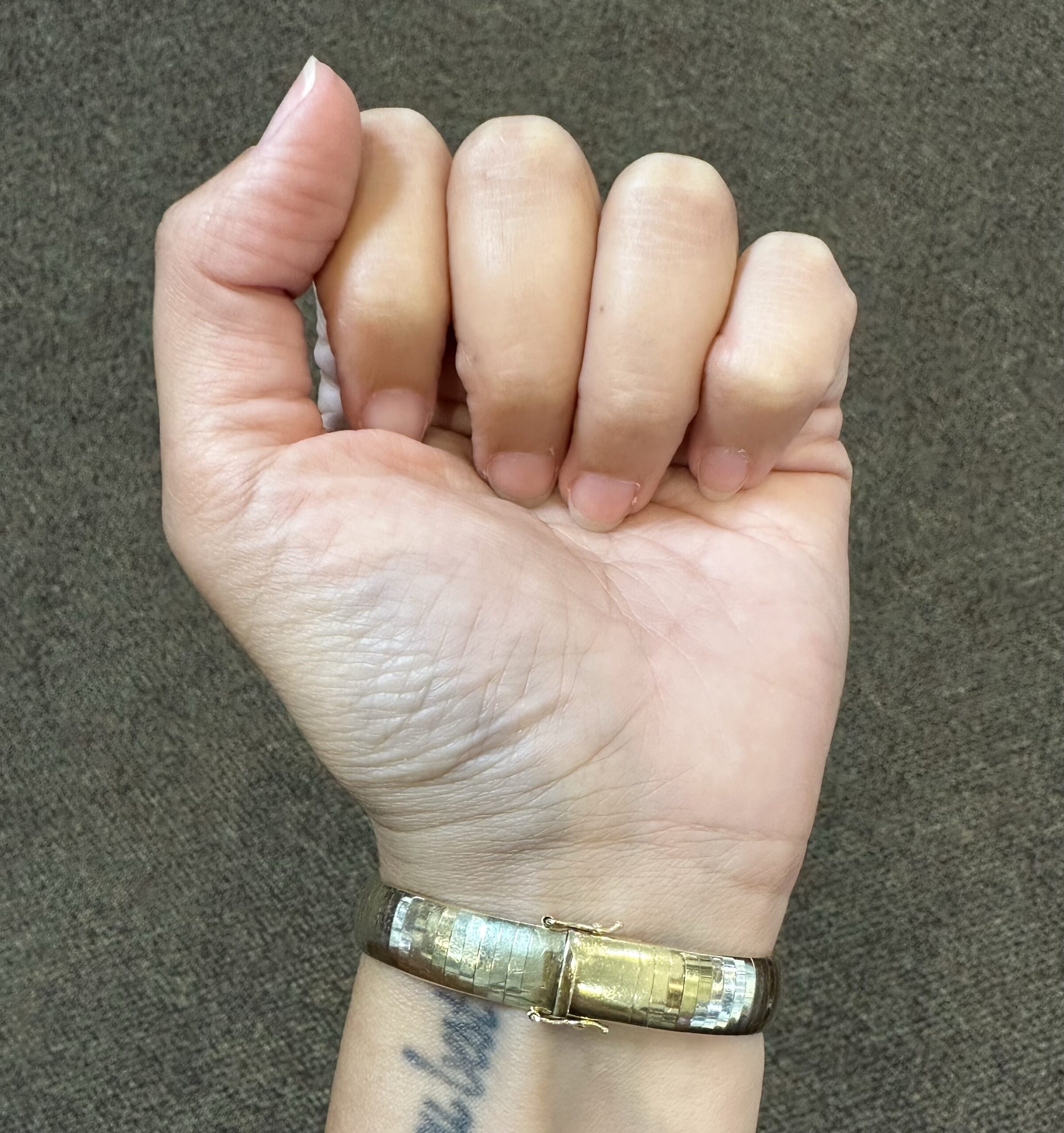 14k Yellow Gold 10 MM Omega Style Flexible Bracelet - Image 27