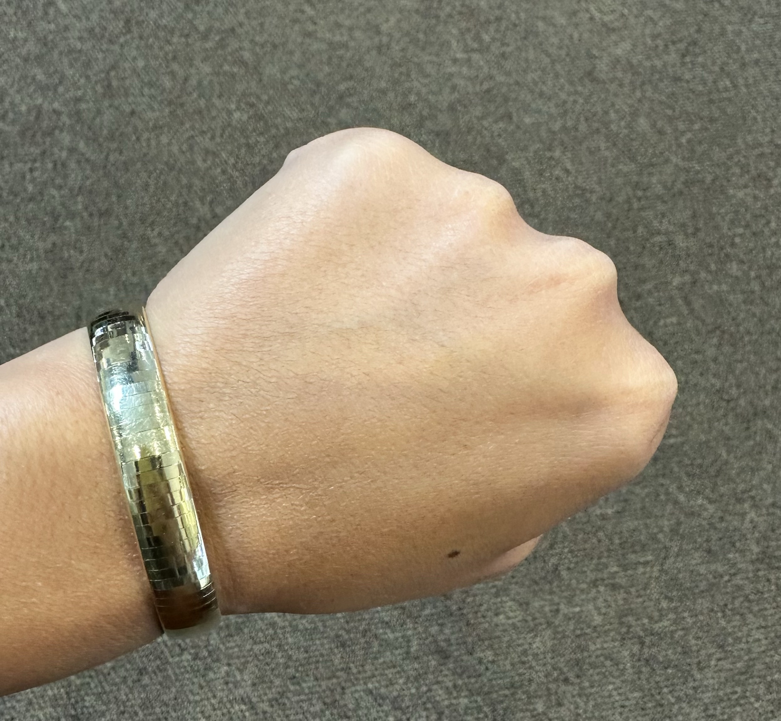 14k Yellow Gold 10 MM Omega Style Flexible Bracelet - Image 29