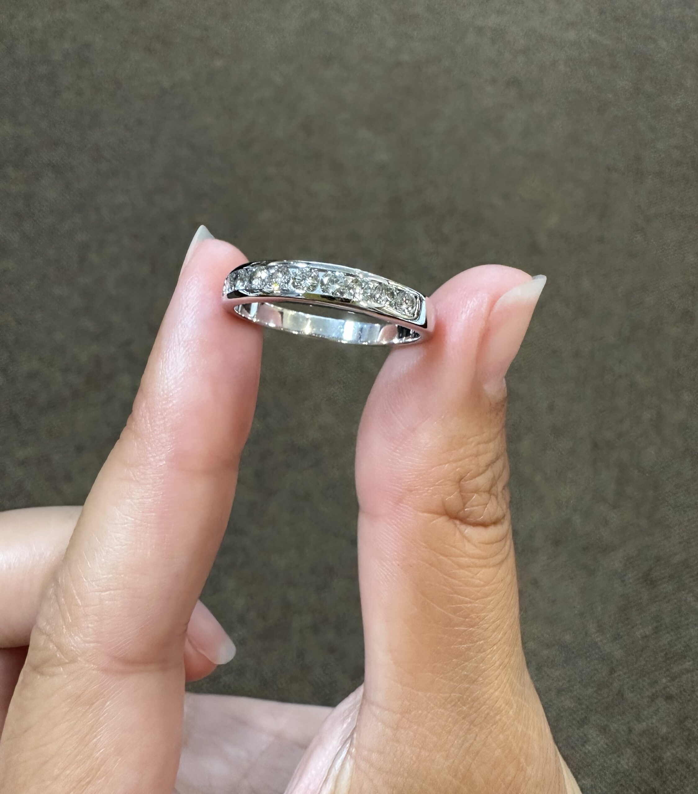 Channel Set Baguette Diamond Engagement Ring | Temple & Grace AU