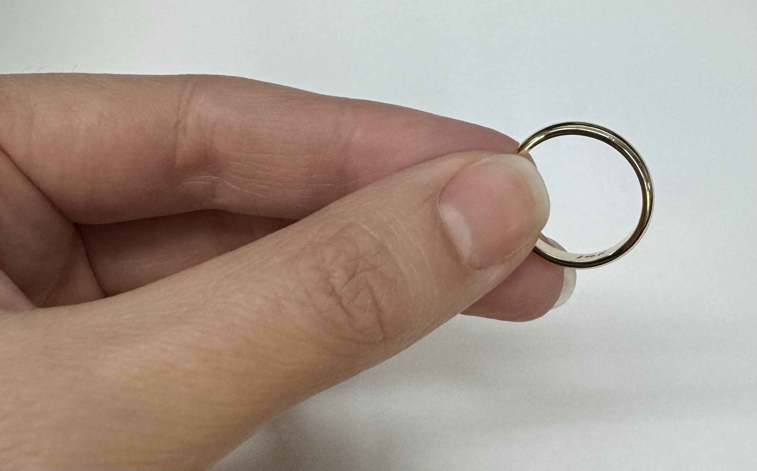 14k Yellow Gold 3 MM 1/2 Round Comfort Fit Wedding Band - Image 11