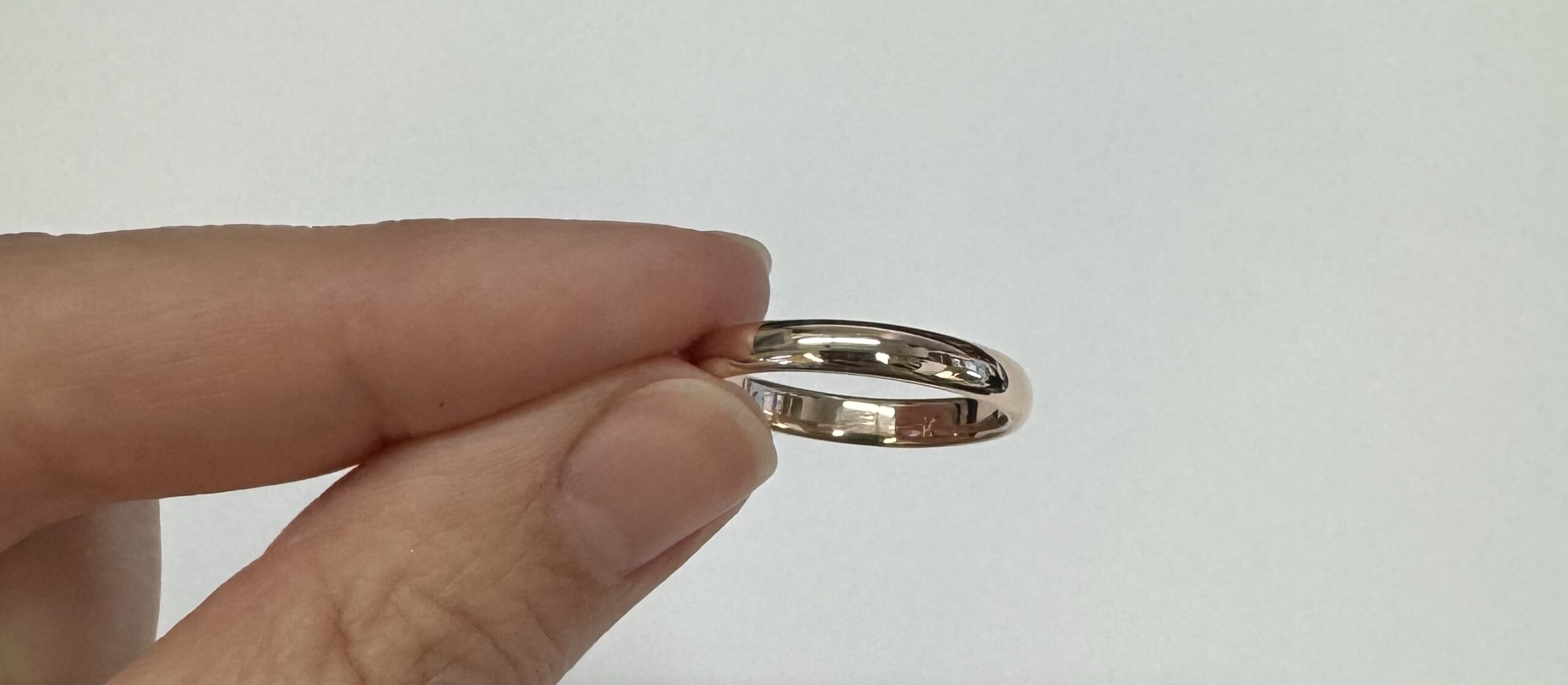 Vintage 14k Rose Gold 1/2 Round 3 MM Comfort Fit Wedding Band - Image 10