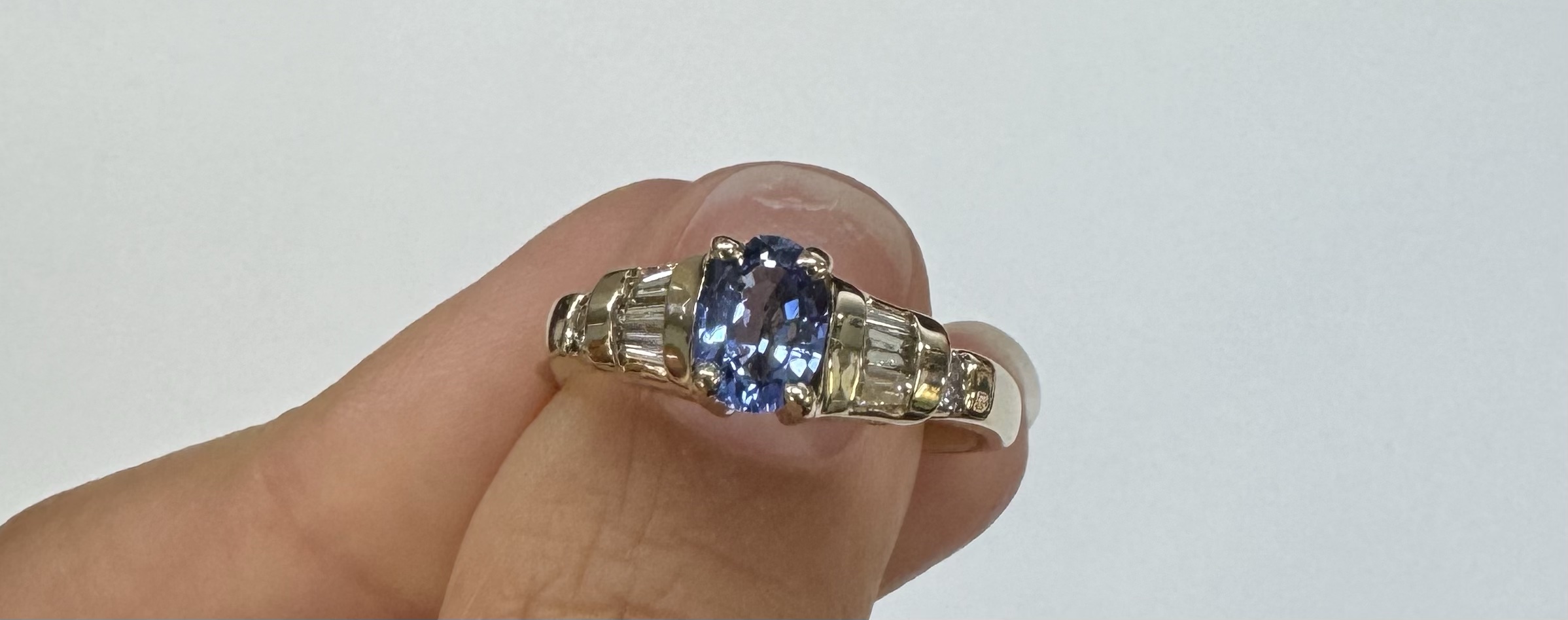 14k Yellow Gold 3/4 Ct Tanzanite & .45 Cttw Genuine Diamond Ring - Image 20