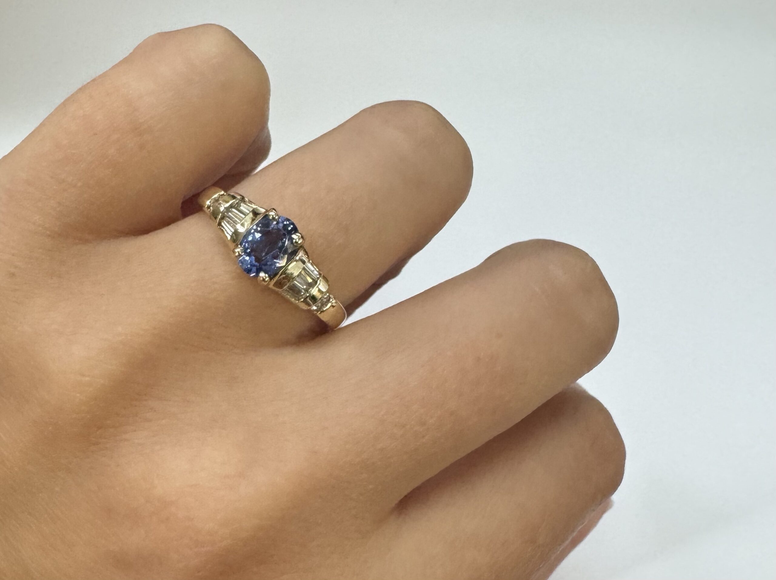 14k Yellow Gold 3/4 Ct Tanzanite & .45 Cttw Genuine Diamond Ring - Image 29