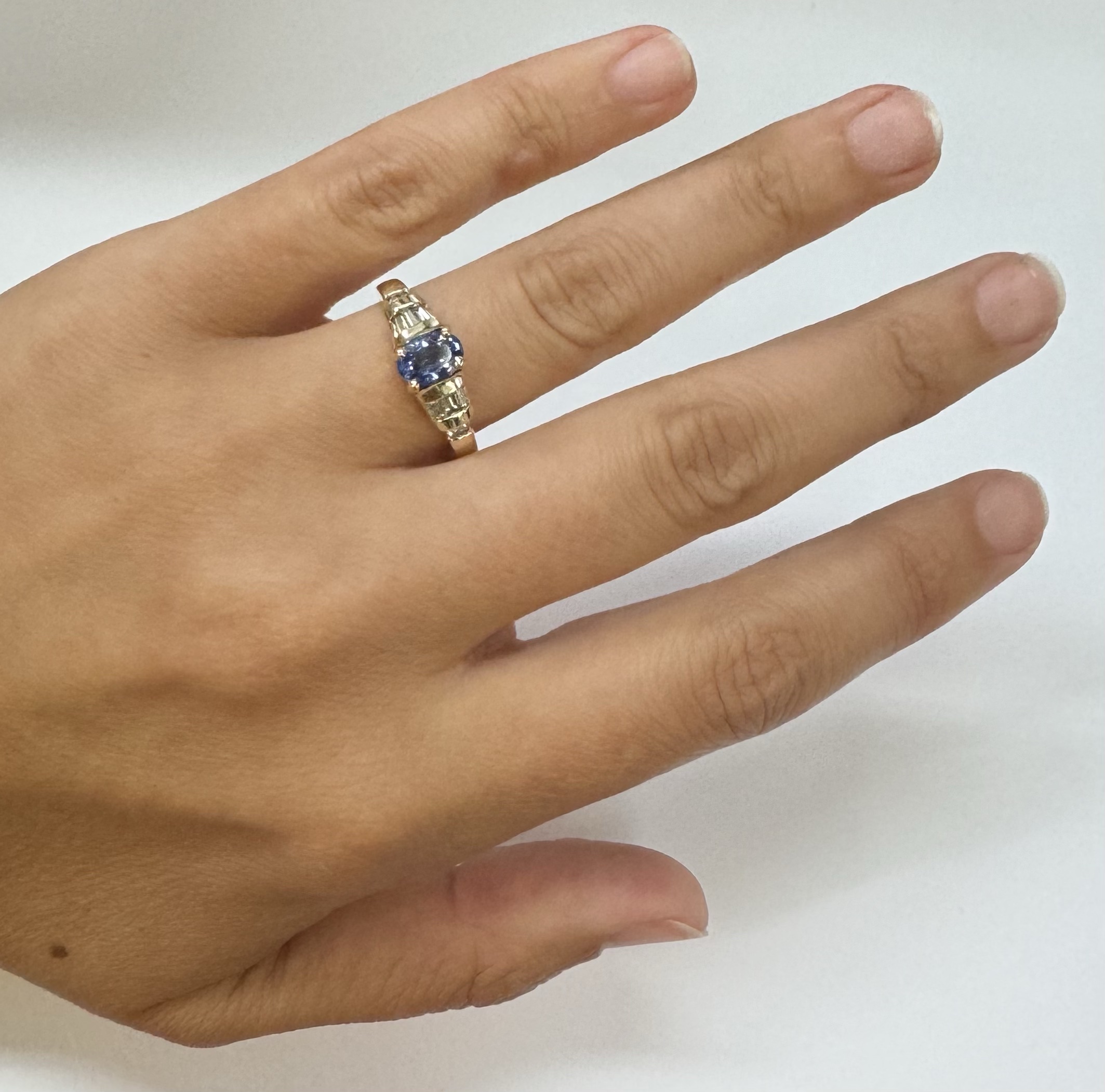 14k Yellow Gold 3/4 Ct Tanzanite & .45 Cttw Genuine Diamond Ring - Image 31