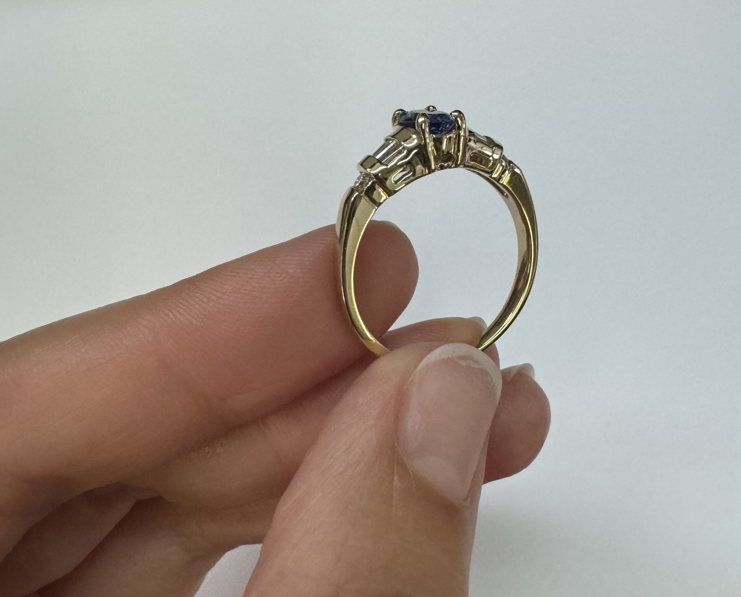 14k Yellow Gold 3/4 Ct Tanzanite & .45 Cttw Genuine Diamond Ring - Image 37