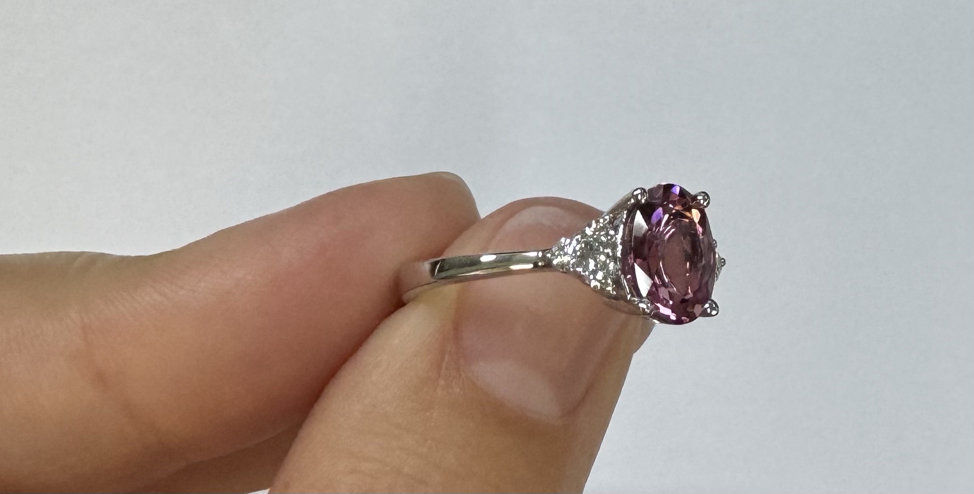 14k Yellow Gold Genuine 1.40 Cttw Pink Tourmaline & Diamond Ring - Image 22