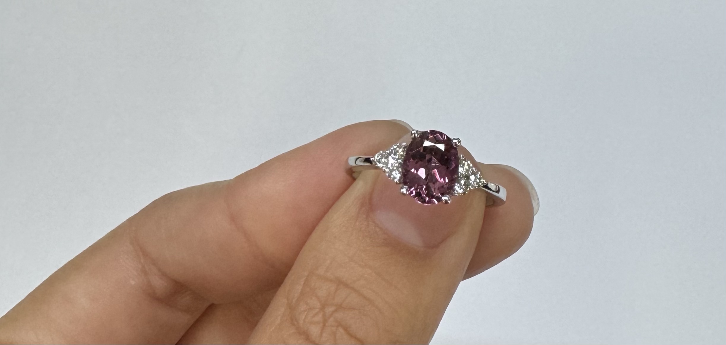 14k Yellow Gold Genuine 1.40 Cttw Pink Tourmaline & Diamond Ring - Image 19